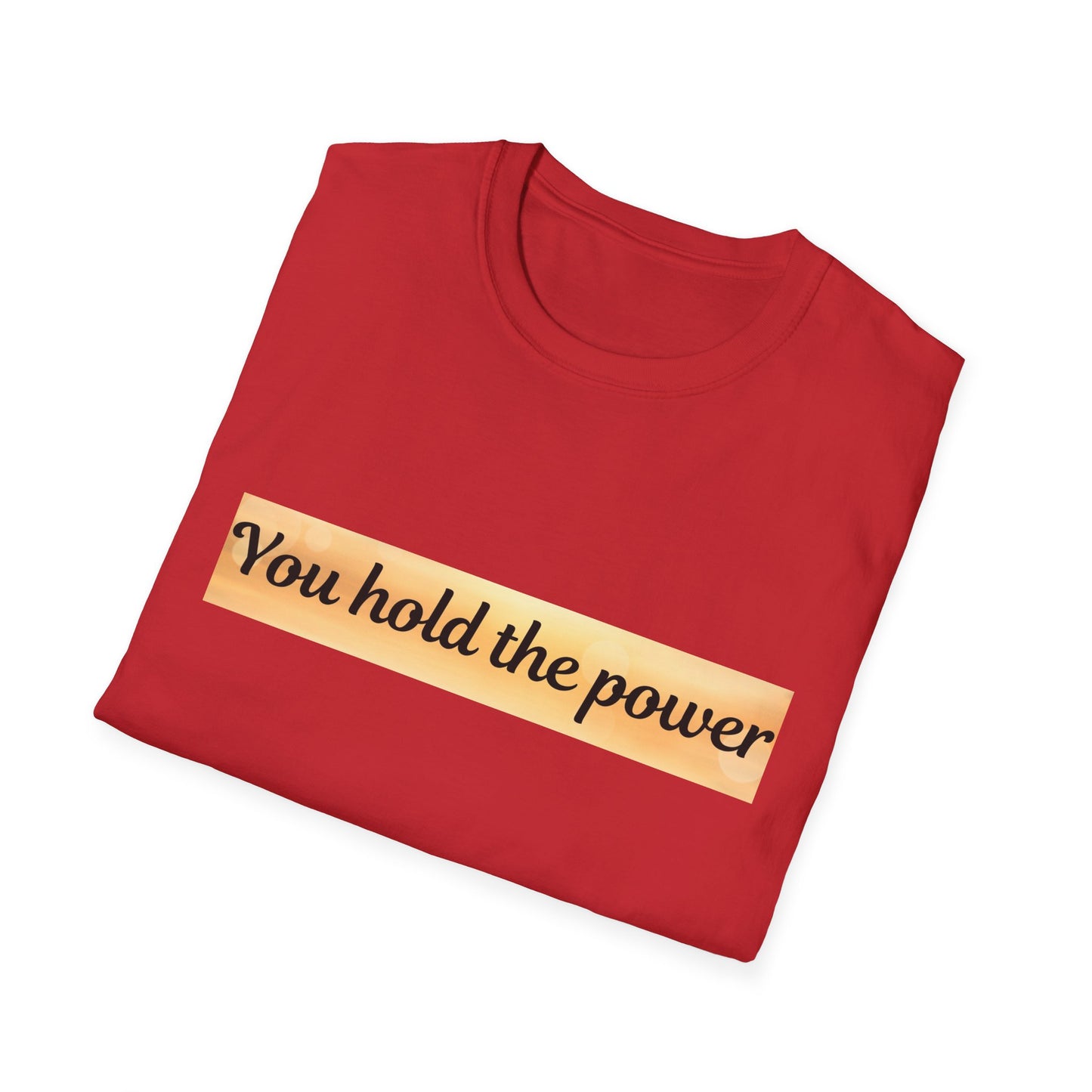 Empowering T-Shirt - You Hold the Power - Motivational Apparel, Casual, Gift for Her, Gift for Him, Confidence Boost