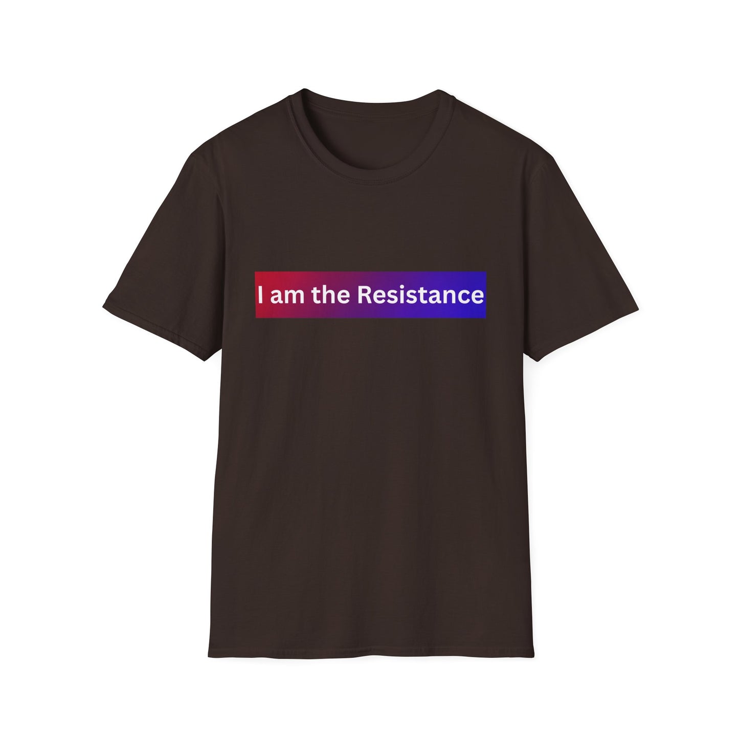 Softstyle T-Shirt - I am the Resistance, Activist Tee, Protest Shirt, Statement Apparel, Casual Wear, Gift Idea