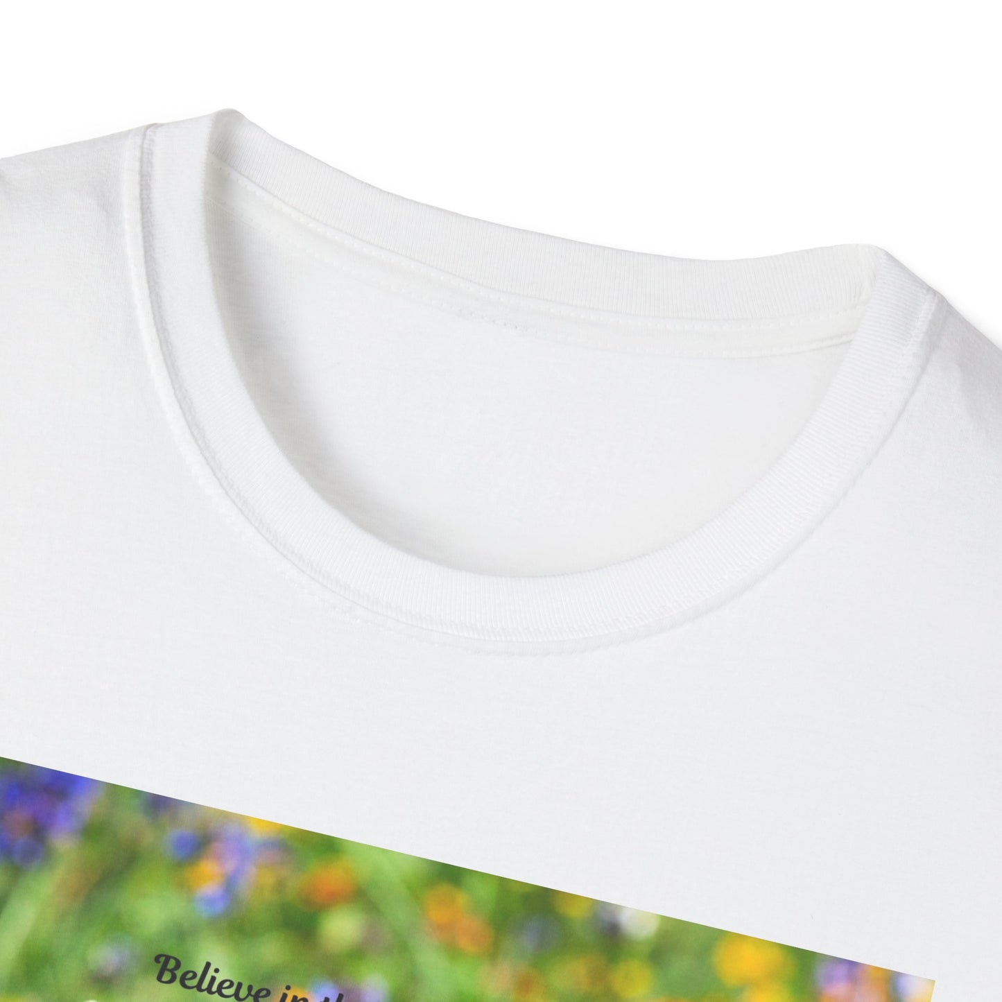 Vibrant Floral Butterfly T-Shirt - Nature Lover Gift, Spring Fashion, Eco-Friendly Apparel, Outdoor Wear, Garden Party Outfit