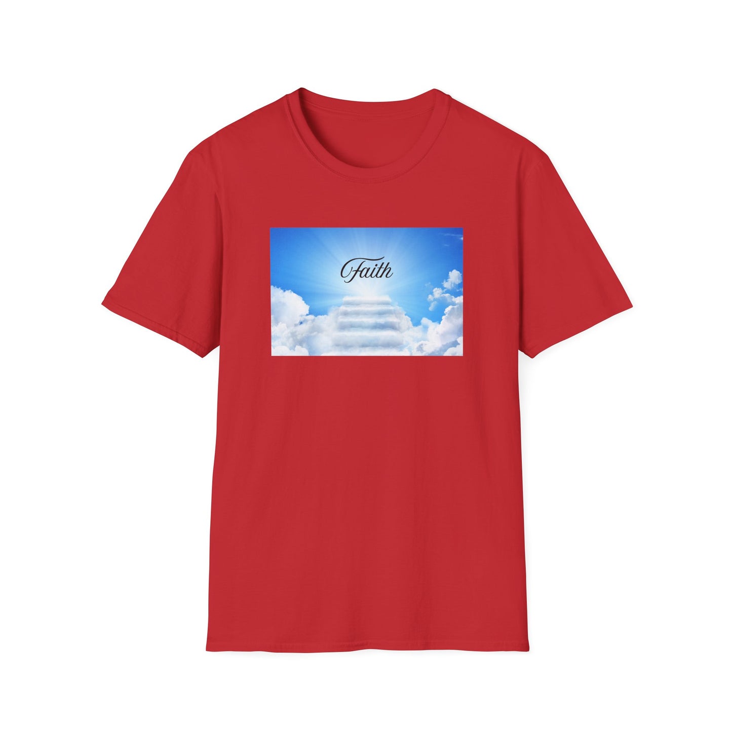 Faith-Inspired Softstyle T-Shirt, Inspirational Tee, Casual Wear, Gift for Believers, Spiritual Apparel, Everyday Comfort