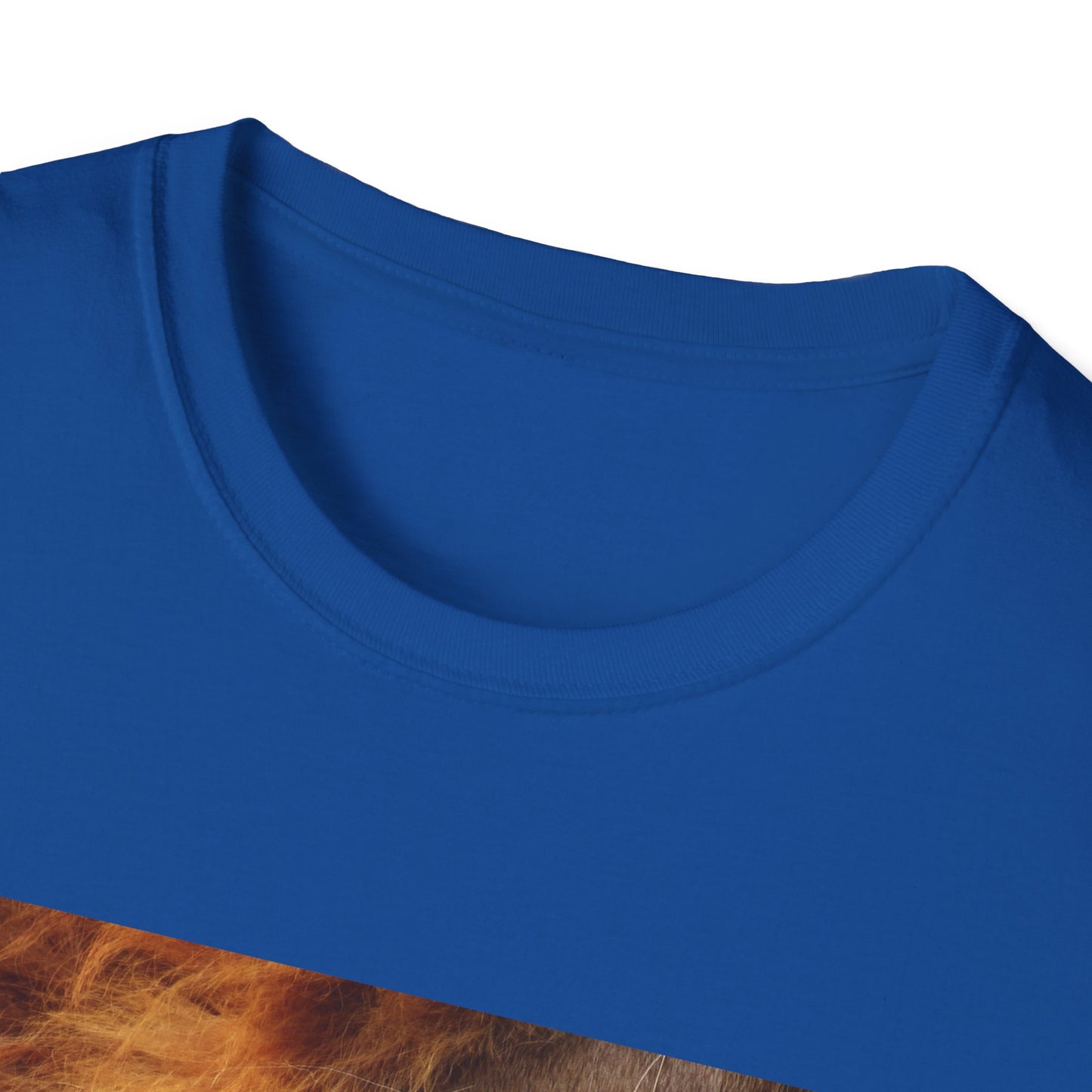 Lion's Roar Softstyle T-Shirt | Wildlife Lover Gift, Nature Tee, Animal Lover Shirt, Eco-Friendly Apparel, Front Design Export