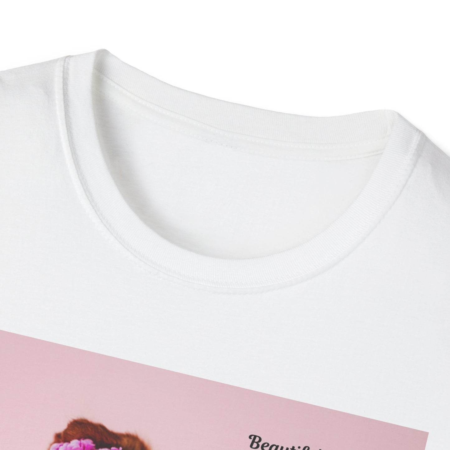 Dog Lover's Inspirational T-Shirt, Cute Pet Apparel, Floral Print Tee, Gift for Animal Lovers, Funny Dog Shirt