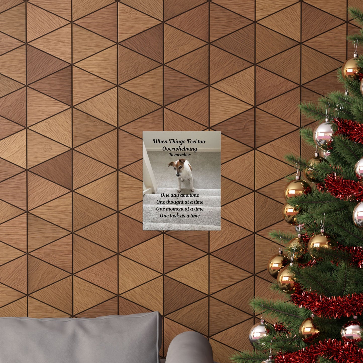 Inspiring Matte Vertical Posters, Motivational Wall Art, Dog-Themed Decor, Uplifting Home Decor, Gift for Dog Lovers