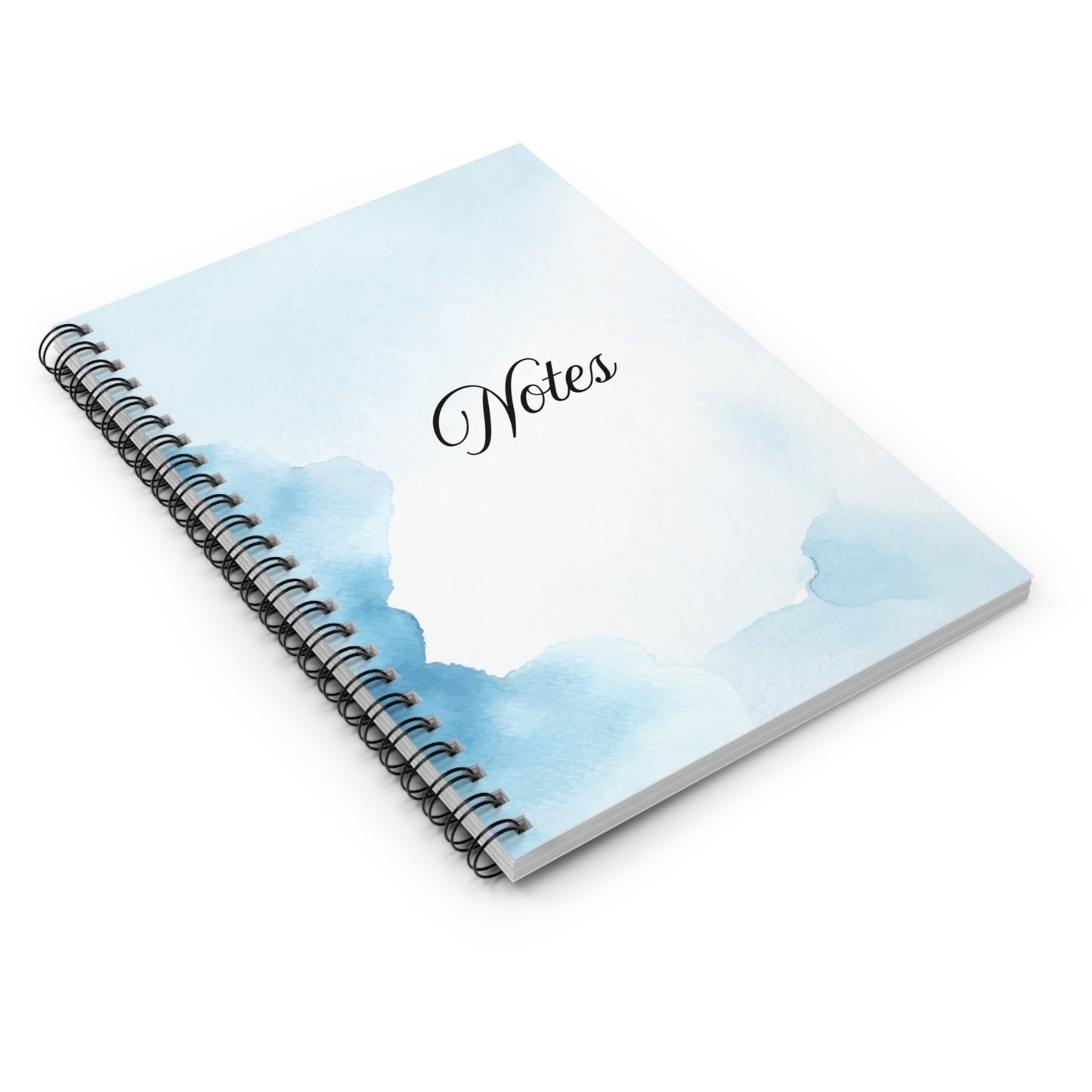 Elegant Watercolor Spiral Notebook for Notes, Gift for Students, Journaling, School Supplies, Stationery, Inspirational