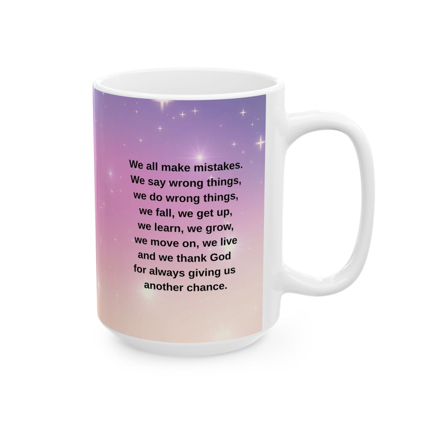 Magical Inspirational Ceramic Mug, Coffee Cup, Unique Gift, Motivational Drinkware, Self-Care Reminder, Perfect for Birthdays, Uplifting