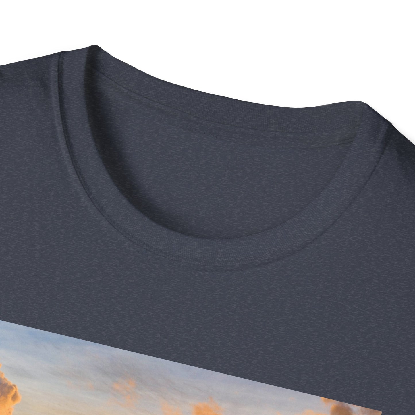 Sunset Serenity Quote T-Shirt, Inspirational Tee, Relaxation Shirt, Gift for Beach Lovers, Perfect for Summer, Softstyle T-Shirt
