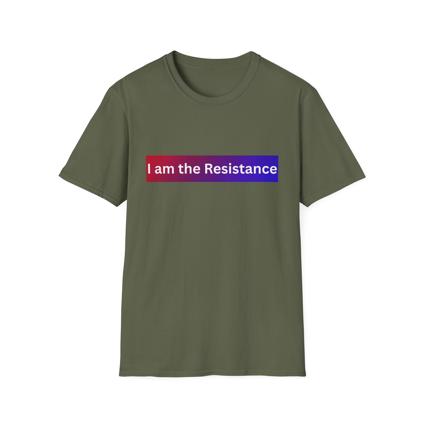 Softstyle T-Shirt - I am the Resistance, Activist Tee, Protest Shirt, Statement Apparel, Casual Wear, Gift Idea
