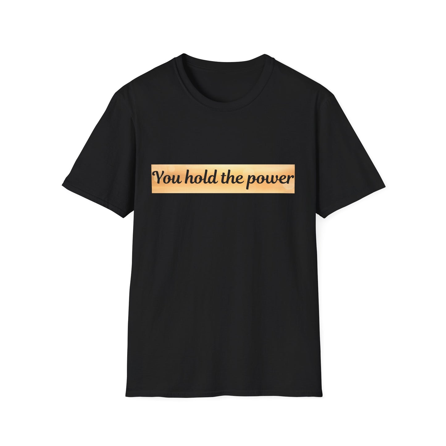 Empowering T-Shirt - You Hold the Power - Motivational Apparel, Casual, Gift for Her, Gift for Him, Confidence Boost
