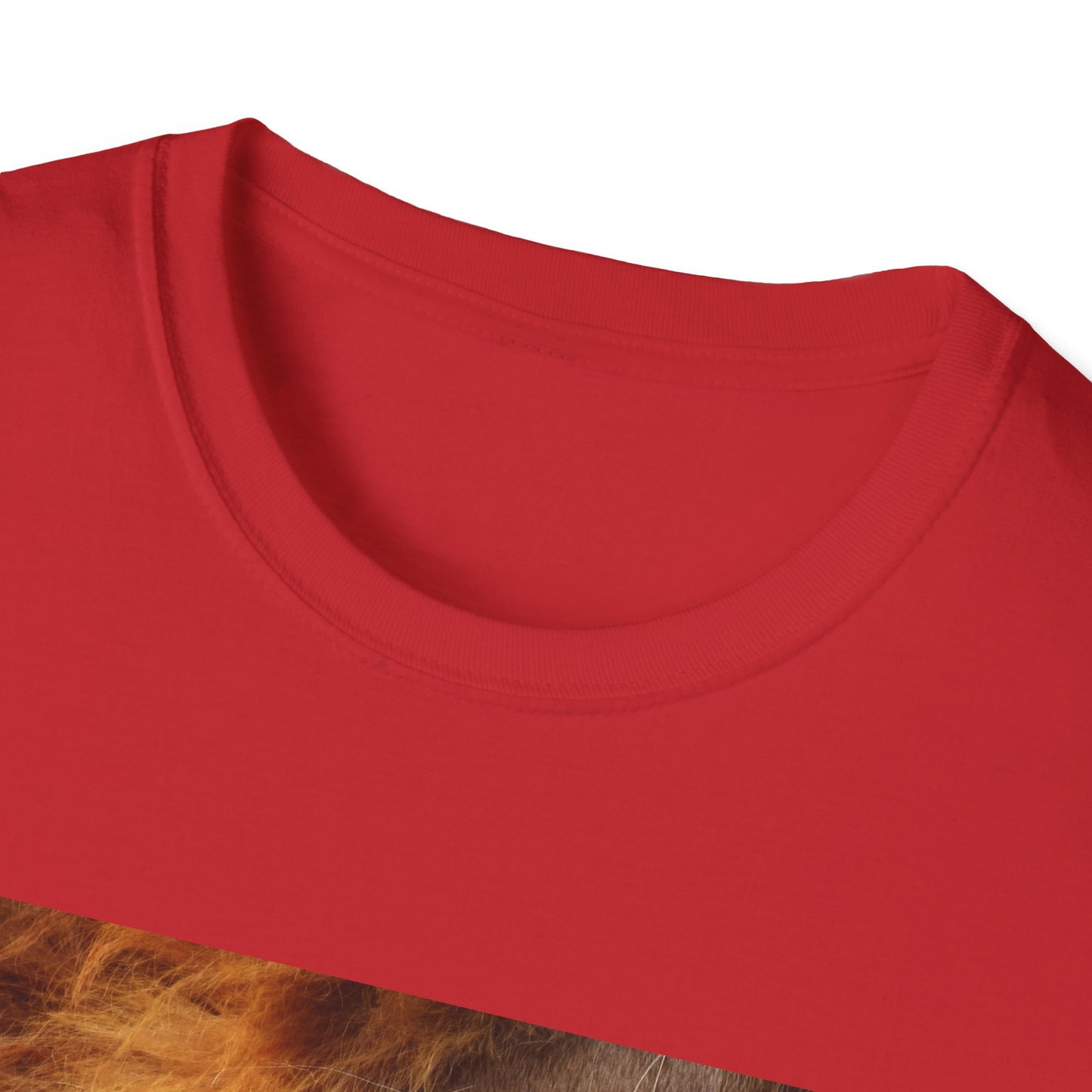 Lion's Roar Softstyle T-Shirt | Wildlife Lover Gift, Nature Tee, Animal Lover Shirt, Eco-Friendly Apparel, Front Design Export