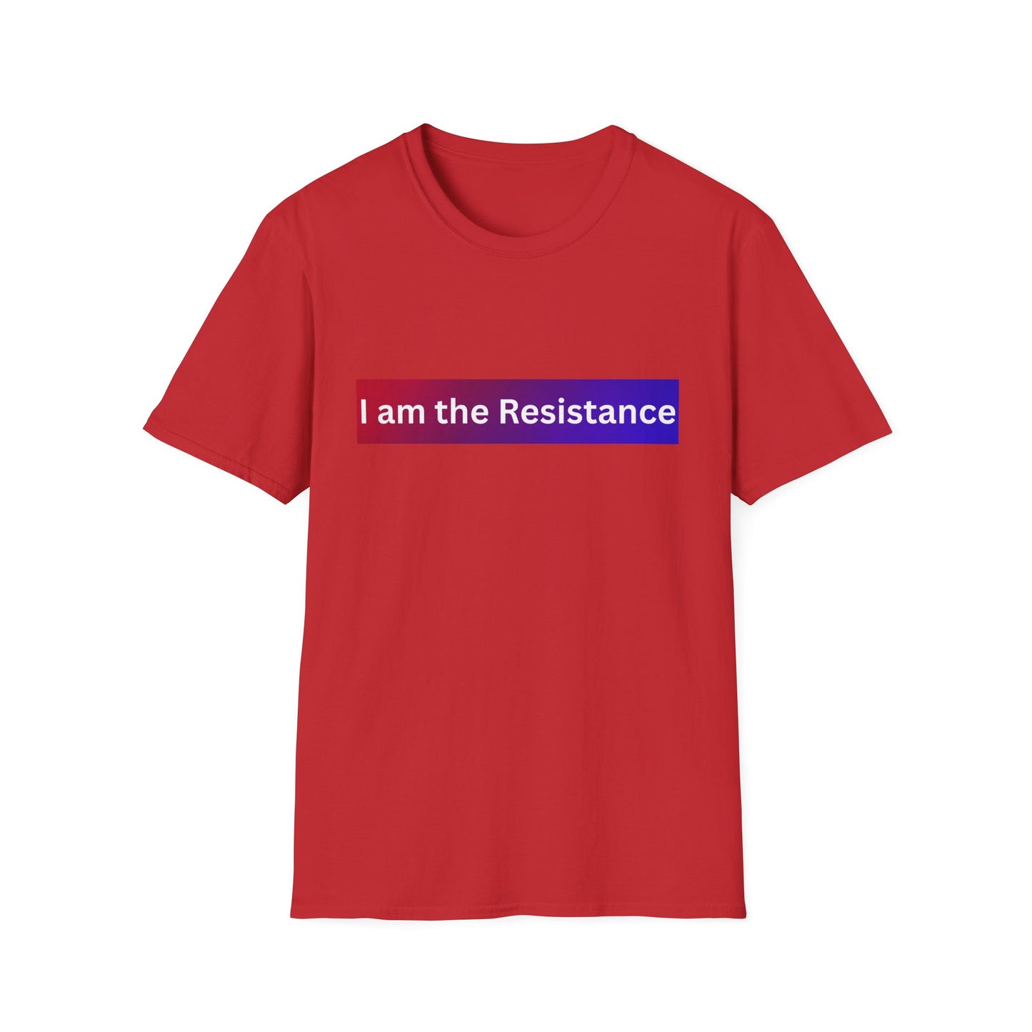Softstyle T-Shirt - I am the Resistance, Activist Tee, Protest Shirt, Statement Apparel, Casual Wear, Gift Idea