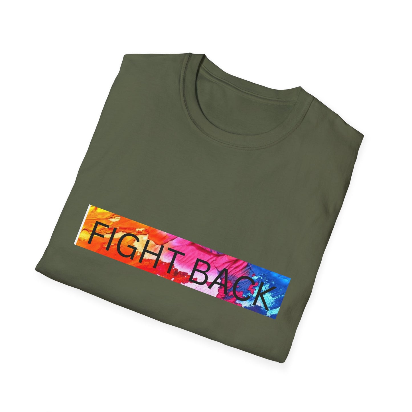 Fight Back T-Shirt, Colorful Activism Tee, Inspirational Shirt, Equality Awareness, Social Justice Apparel