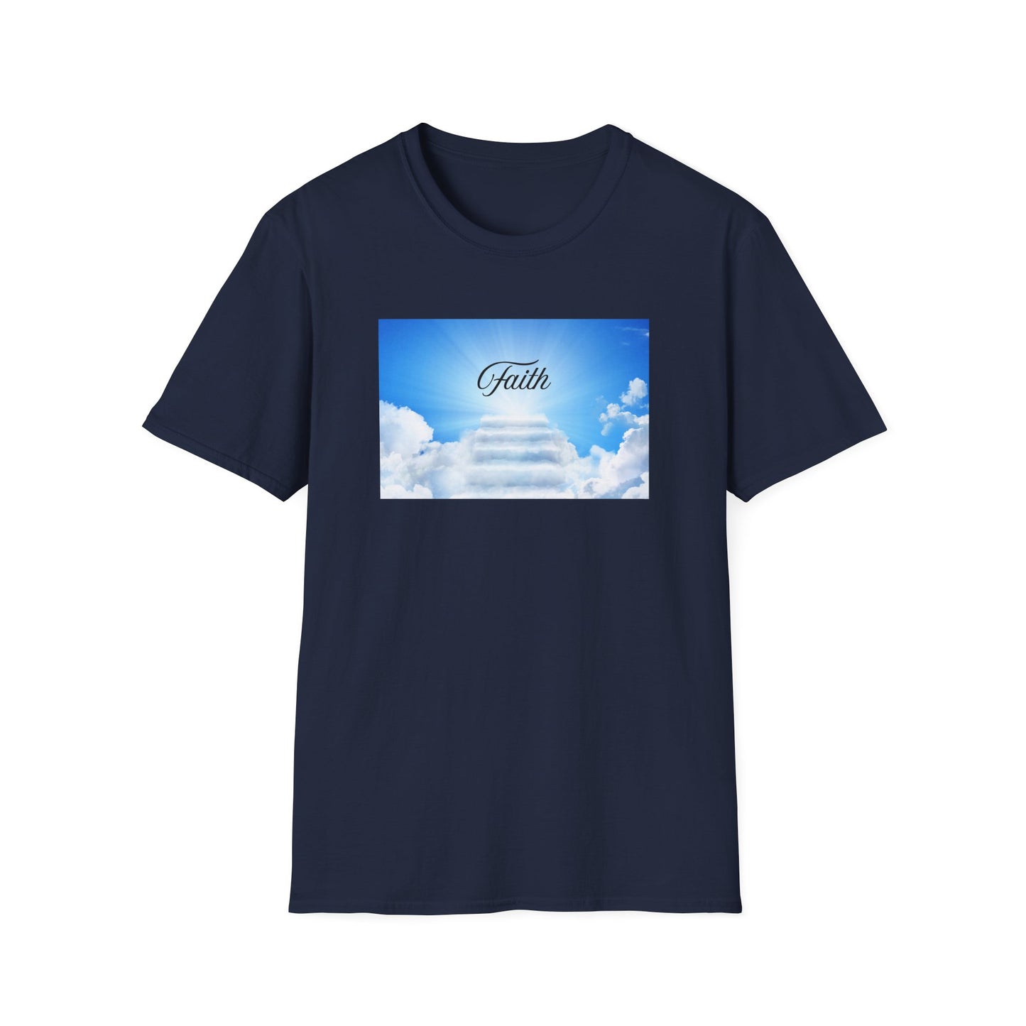 Faith-Inspired Softstyle T-Shirt, Inspirational Tee, Casual Wear, Gift for Believers, Spiritual Apparel, Everyday Comfort