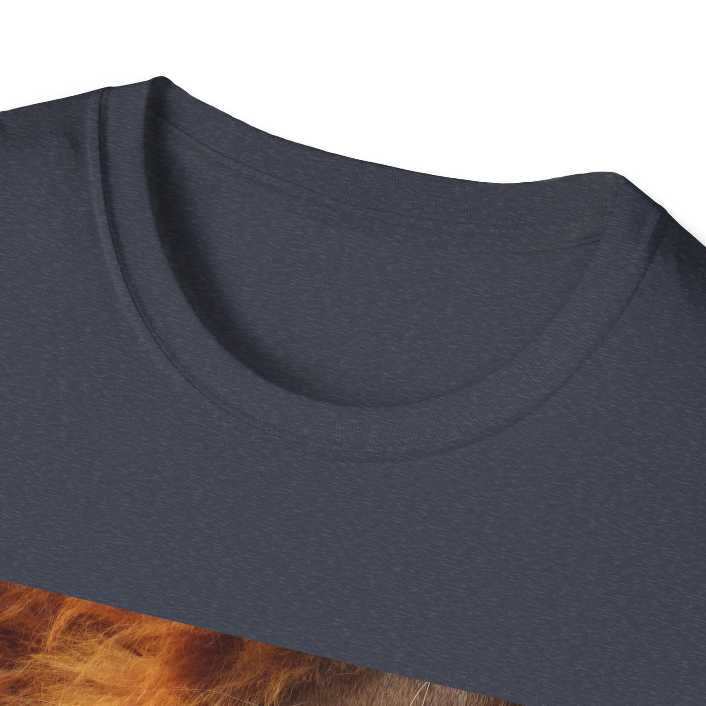 Lion's Roar Softstyle T-Shirt | Wildlife Lover Gift, Nature Tee, Animal Lover Shirt, Eco-Friendly Apparel, Front Design Export