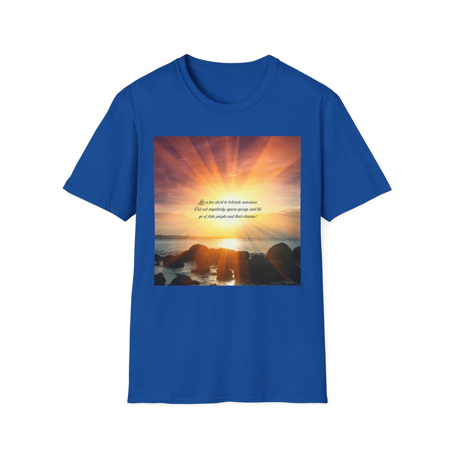Inspirational Sunray T-Shirt, Motivational Tee, God’s Love Design, Softstyle T-Shirt, Everyday Wear, Gift for All Occasions