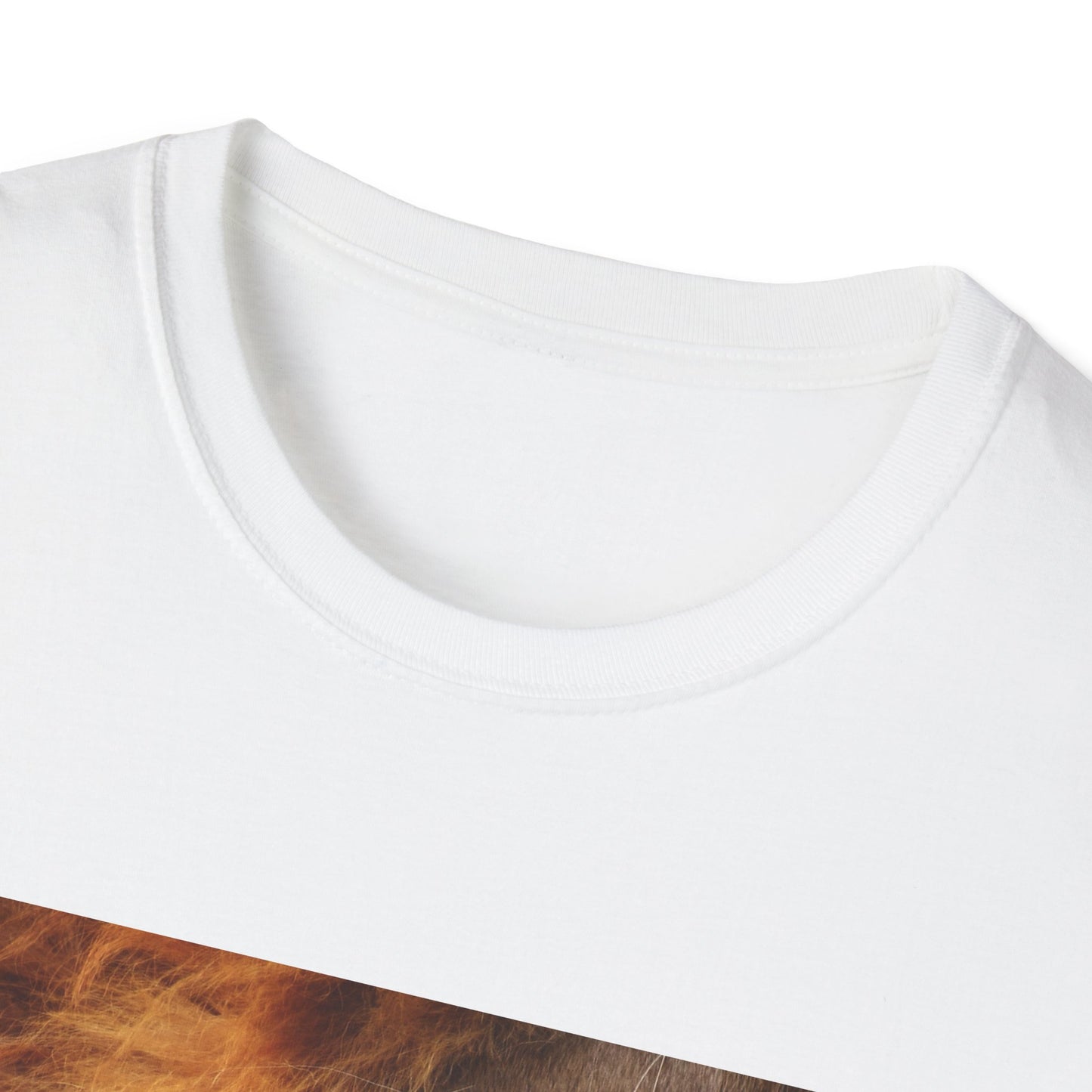 Lion's Roar Softstyle T-Shirt | Wildlife Lover Gift, Nature Tee, Animal Lover Shirt, Eco-Friendly Apparel, Front Design Export
