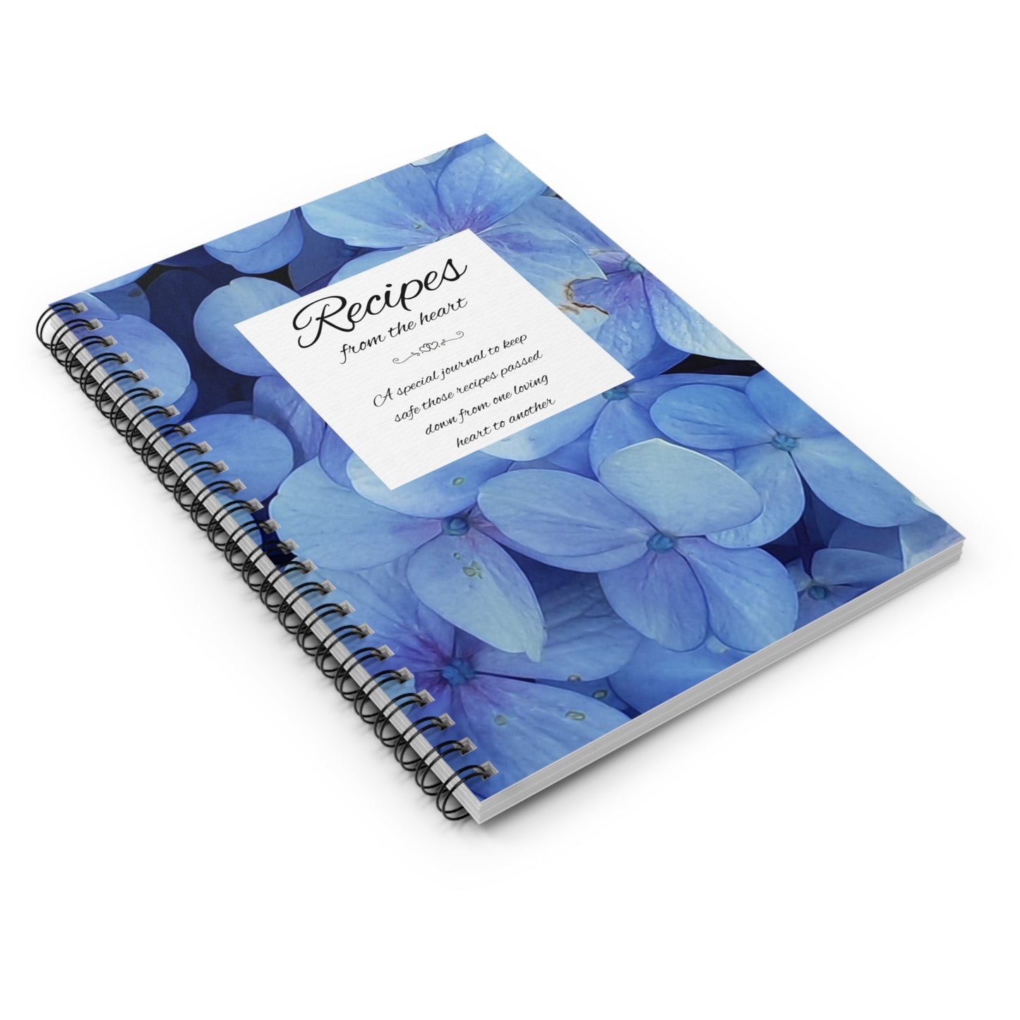 Floral Recipe Notebook - Perfect for Cooks & Foodies, Gift for Mother's Day, Recipes Journal, Kitchen Notes, Cooking Enthusiast