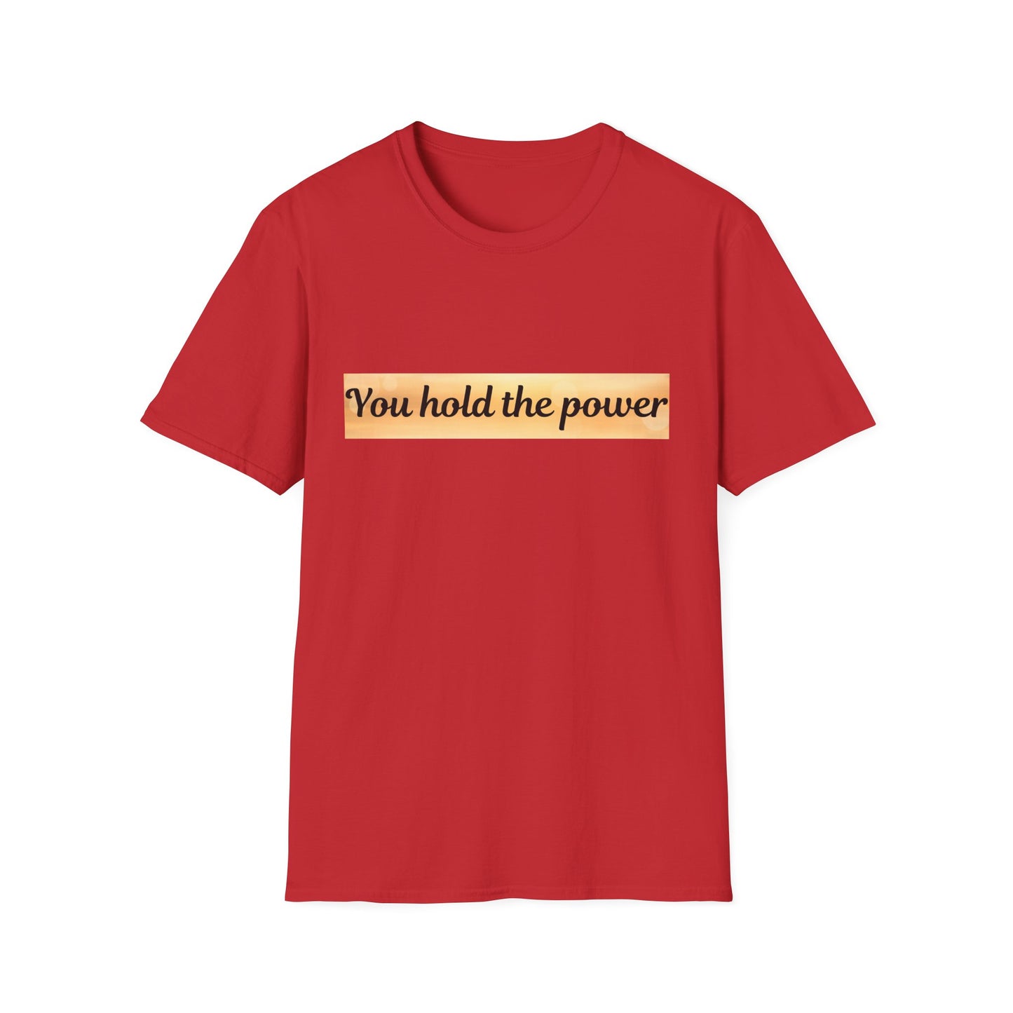Empowering T-Shirt - You Hold the Power - Motivational Apparel, Casual, Gift for Her, Gift for Him, Confidence Boost