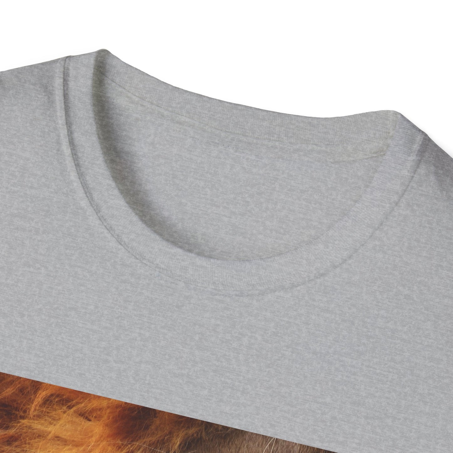 Lion's Roar Softstyle T-Shirt | Wildlife Lover Gift, Nature Tee, Animal Lover Shirt, Eco-Friendly Apparel, Front Design Export