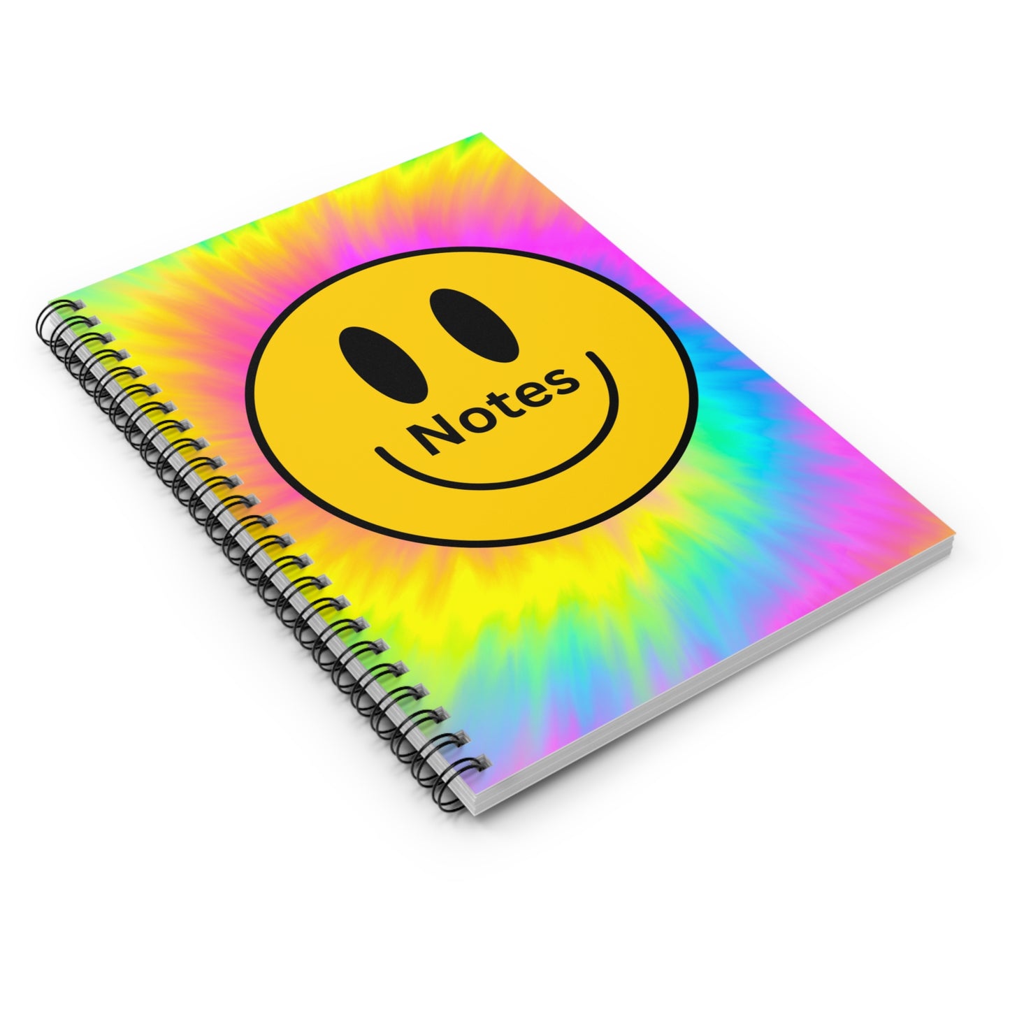 Colorful Smileys Spiral Notebook - Perfect for Notes, Journals, School Supplies, Gift Ideas, Motivational Stationery