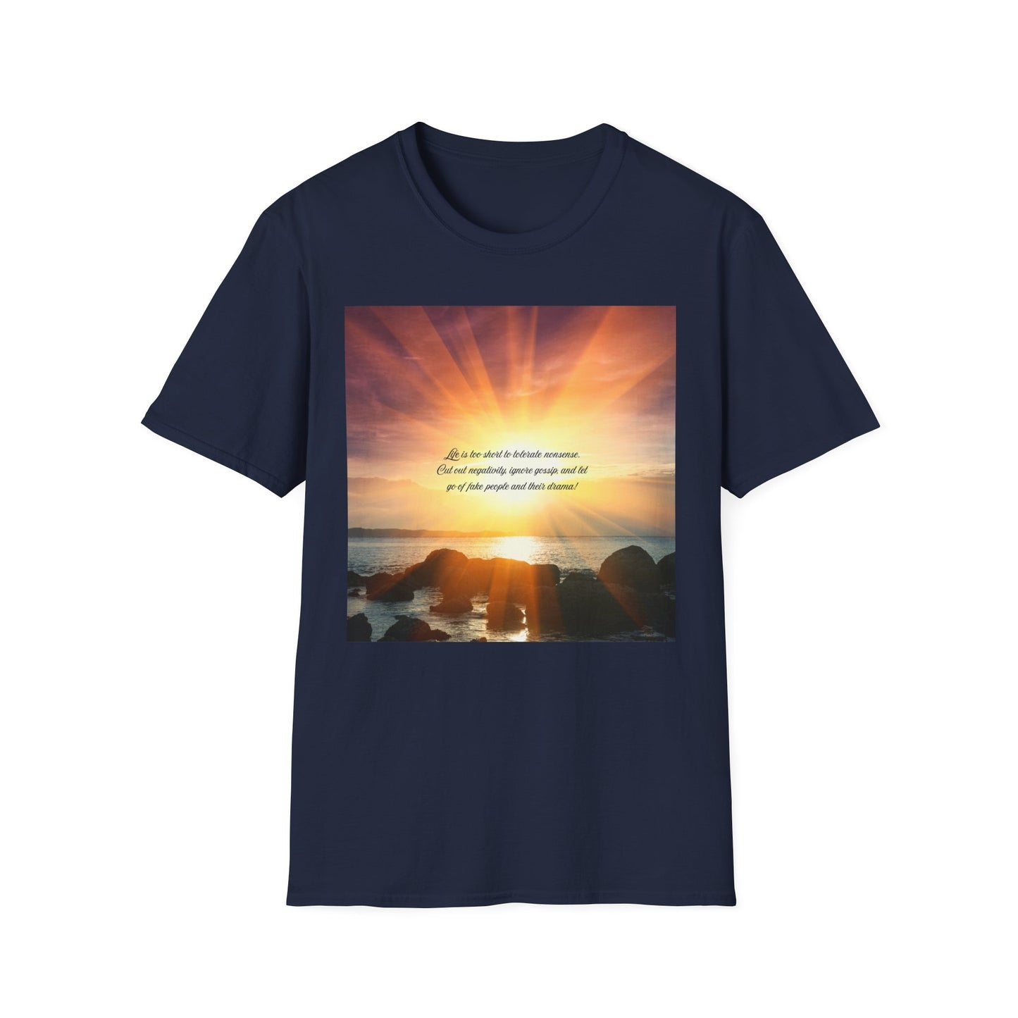 Inspirational Sunray T-Shirt, Motivational Tee, God’s Love Design, Softstyle T-Shirt, Everyday Wear, Gift for All Occasions