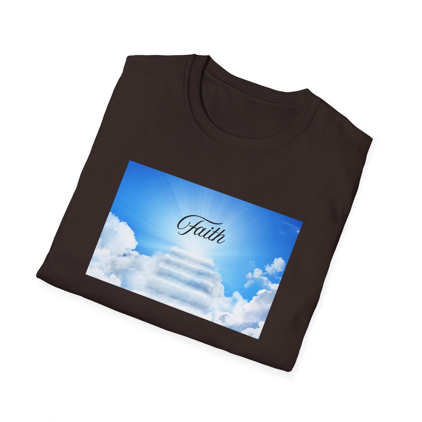 Faith-Inspired Softstyle T-Shirt, Inspirational Tee, Casual Wear, Gift for Believers, Spiritual Apparel, Everyday Comfort