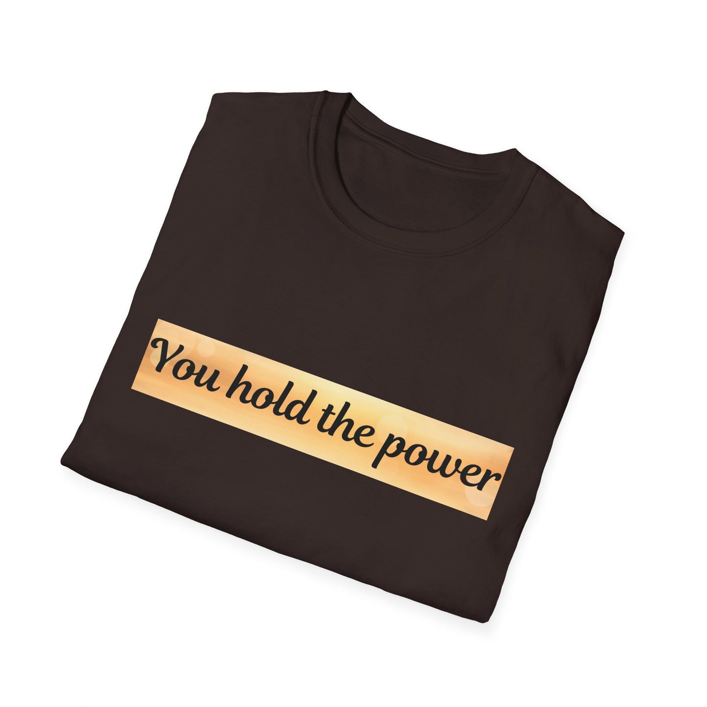Empowering T-Shirt - You Hold the Power - Motivational Apparel, Casual, Gift for Her, Gift for Him, Confidence Boost
