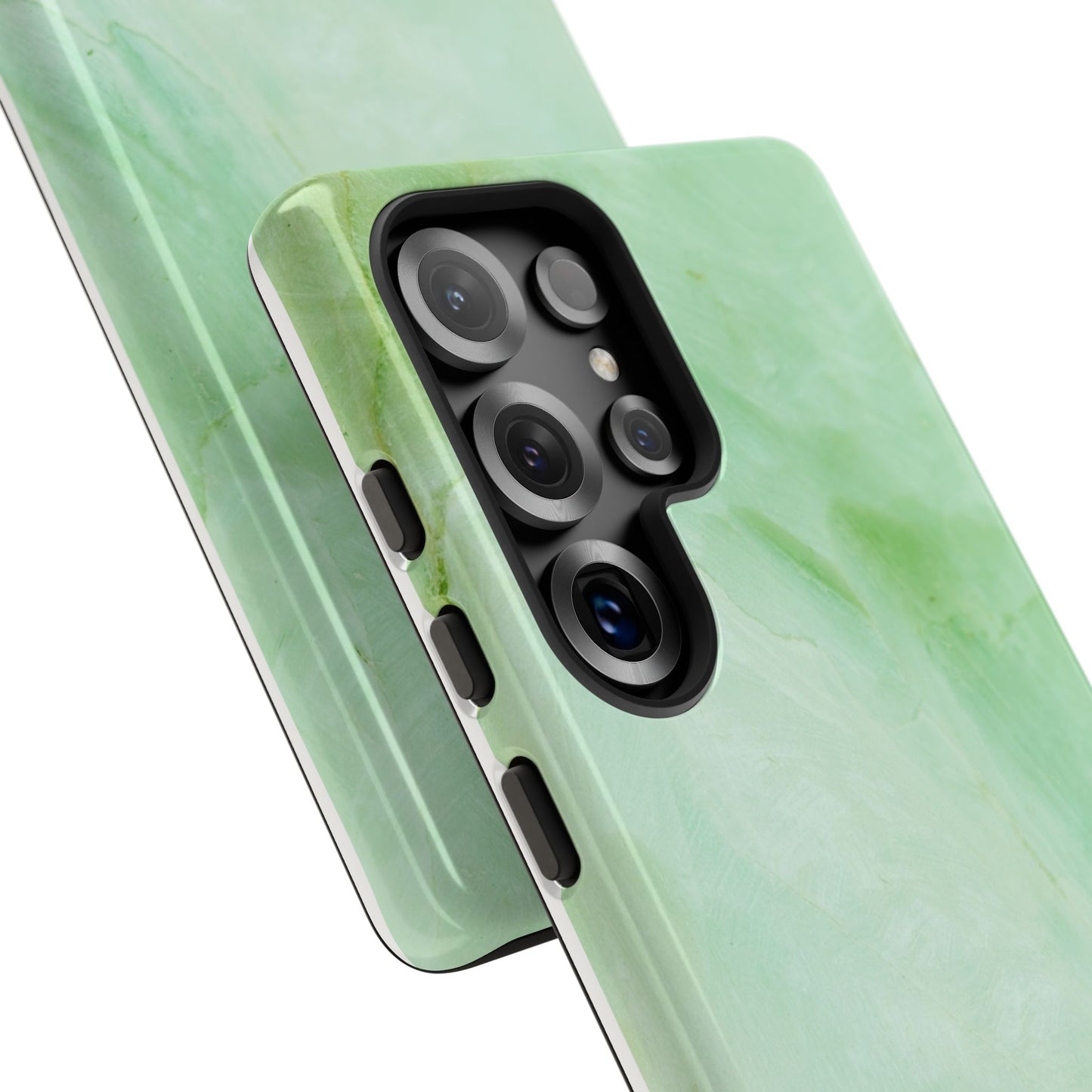Tough Cases, Beautiful Green Marble Design