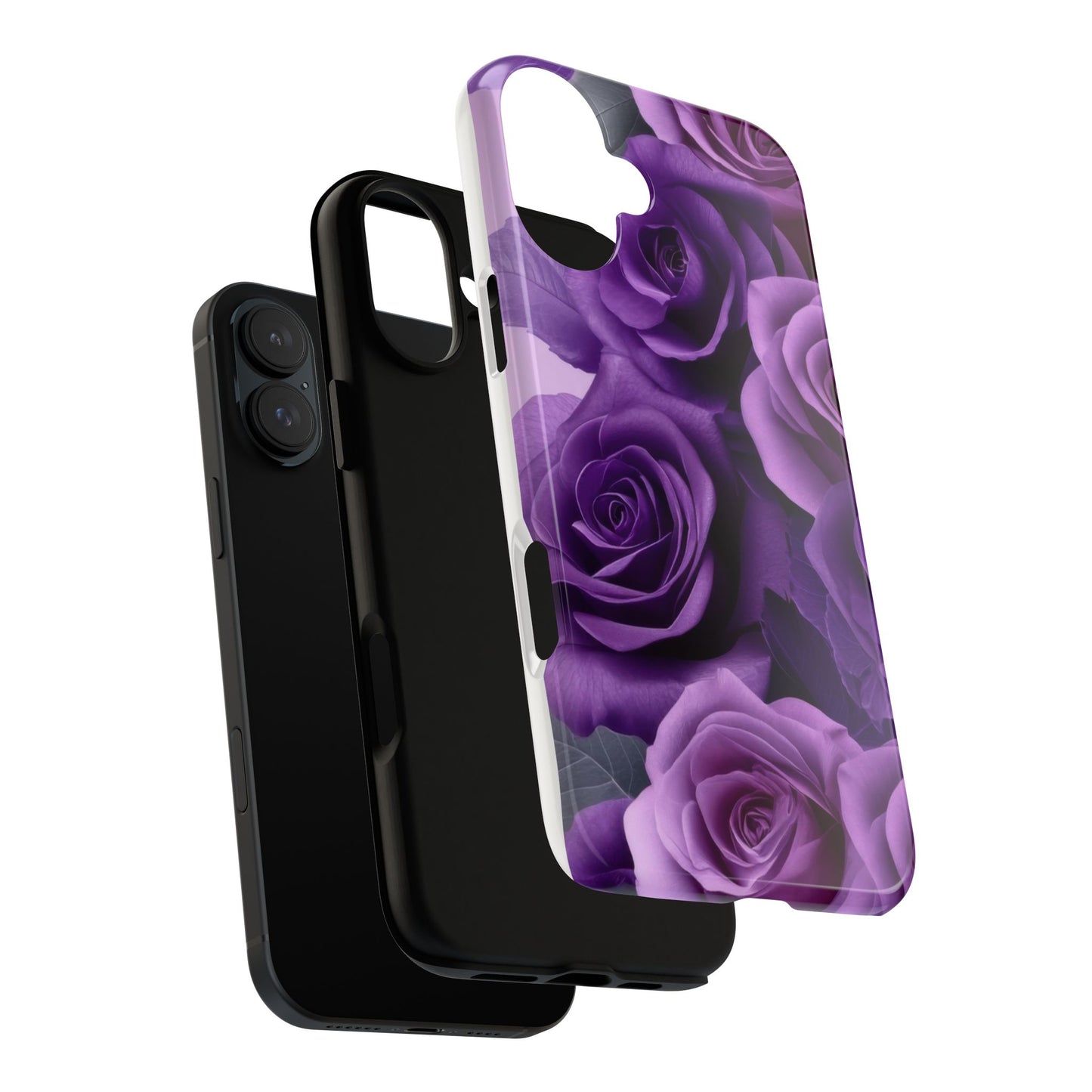 Tough Cases, Beautiful Purple Floral Design