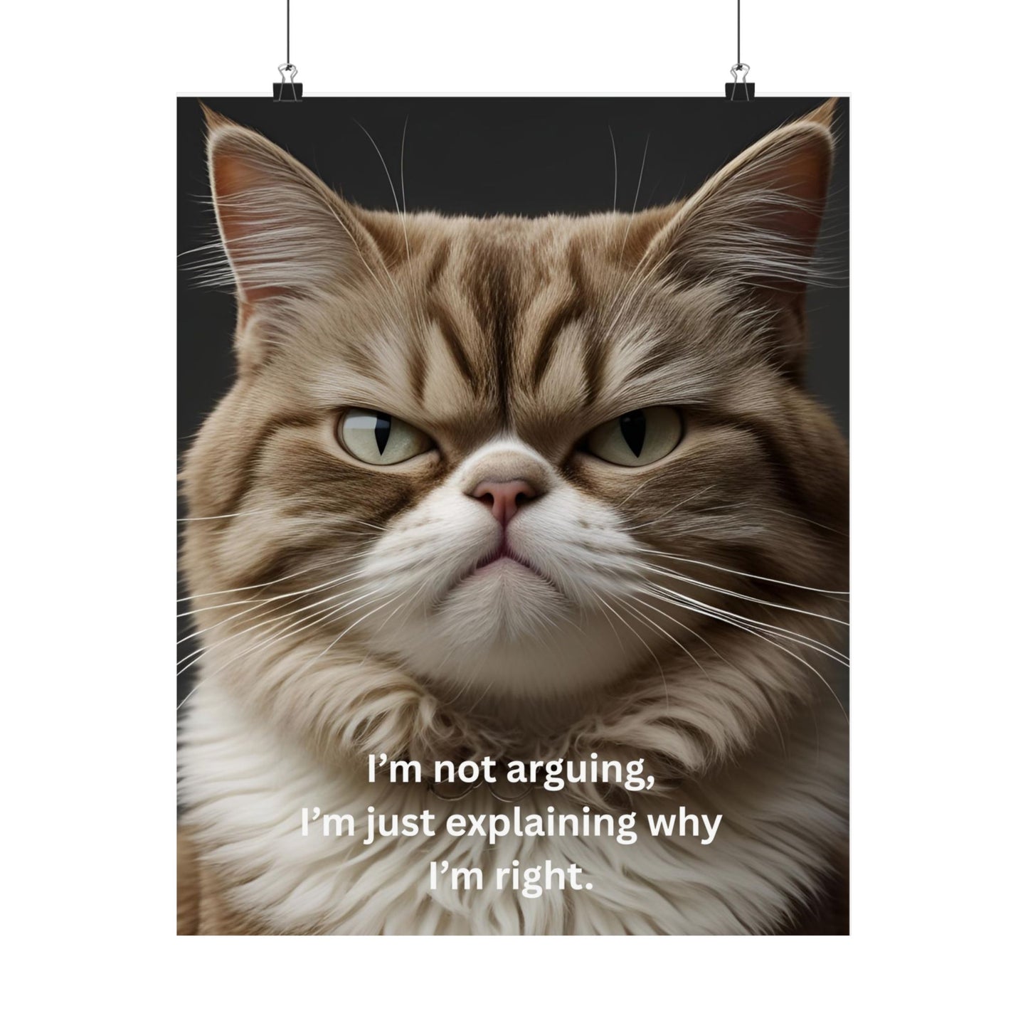Whimsical Cat Quote Posters, Home Decor, Funny Wall Art, Pet Lover Gift, Office Decor