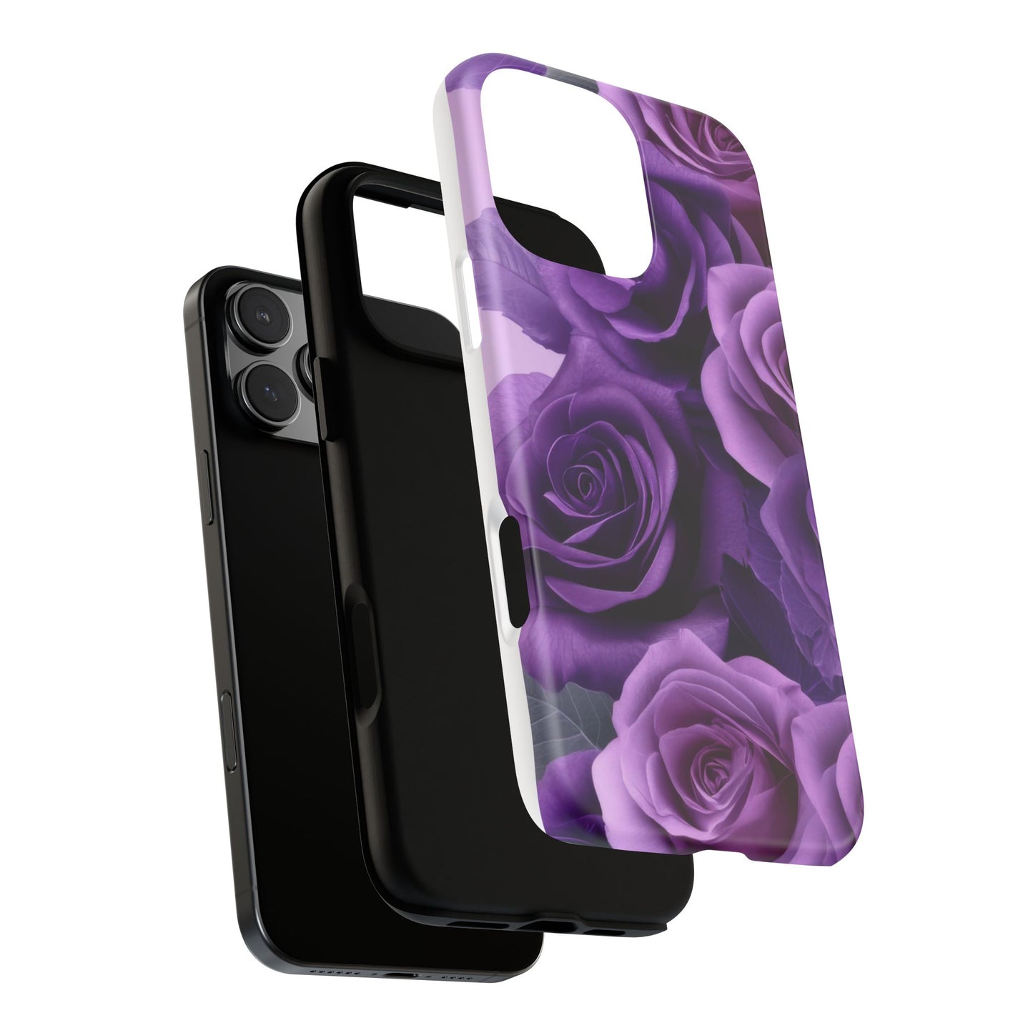 Tough Cases, Beautiful Purple Floral Design