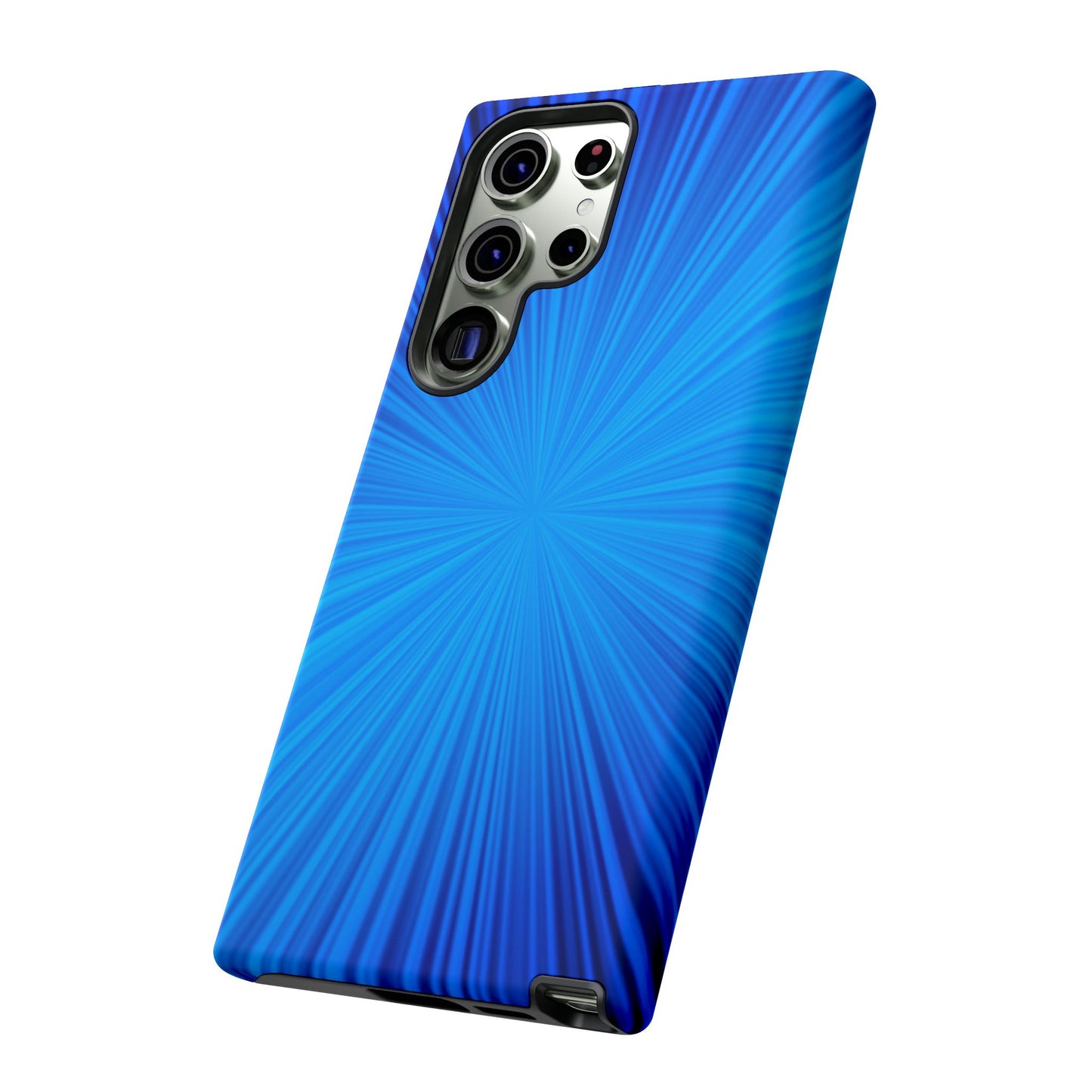 Tough Cases, Beautiful Blue Starburst Design