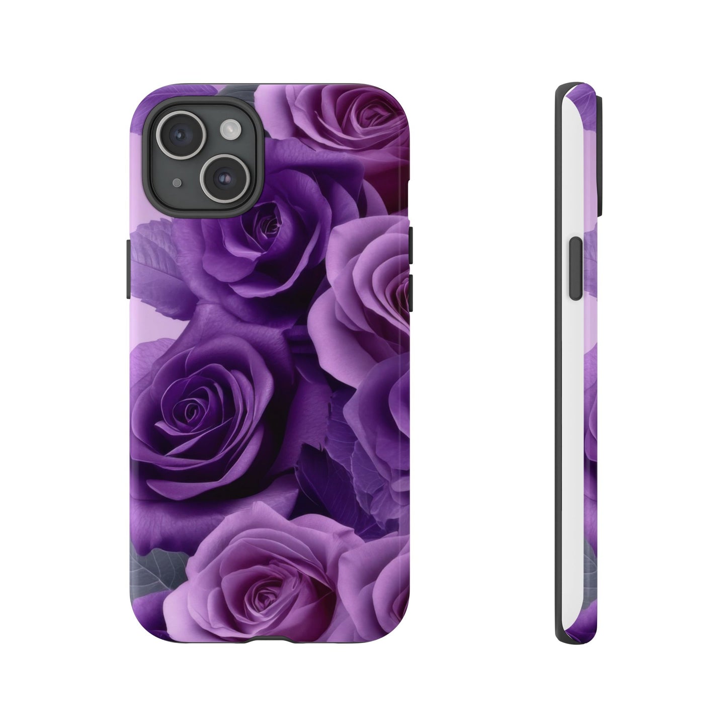 Tough Cases, Beautiful Purple Floral Design