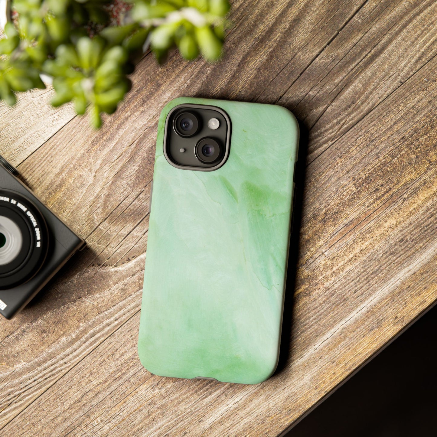 Tough Cases, Beautiful Green Marble Design