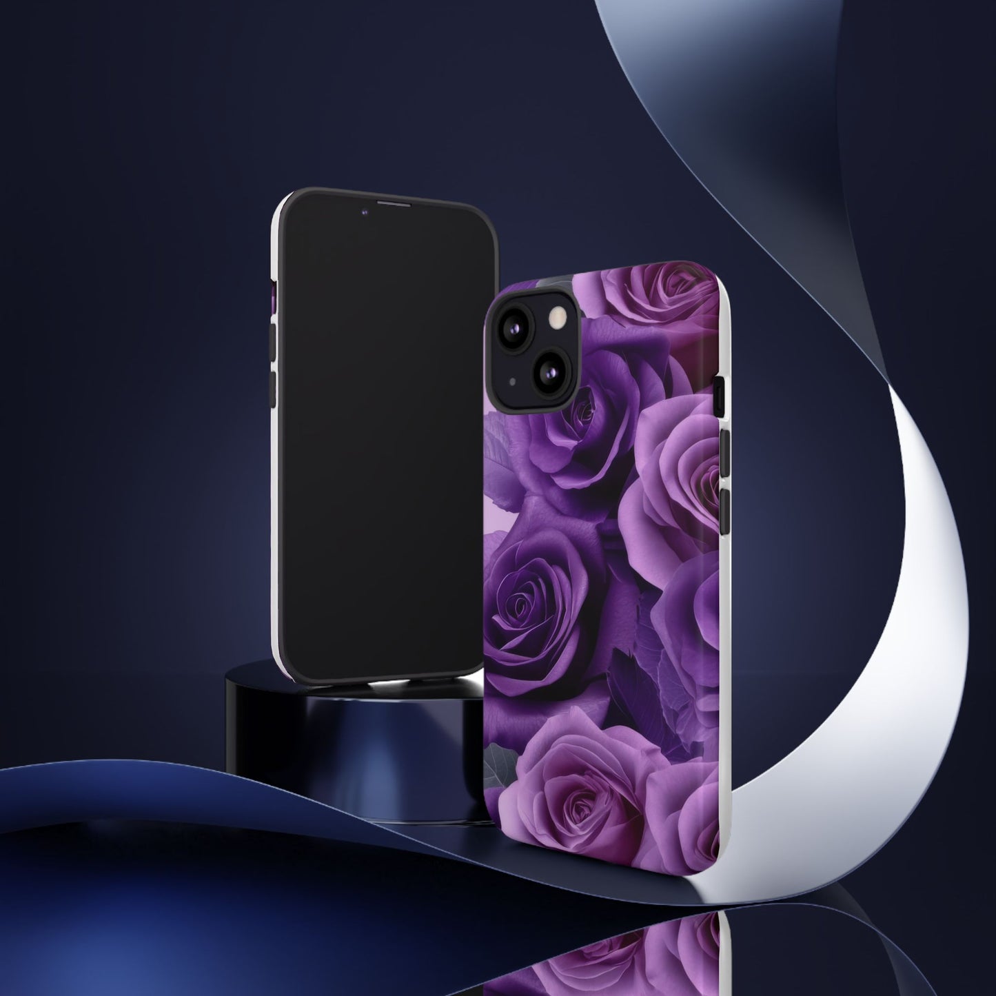 Tough Cases, Beautiful Purple Floral Design