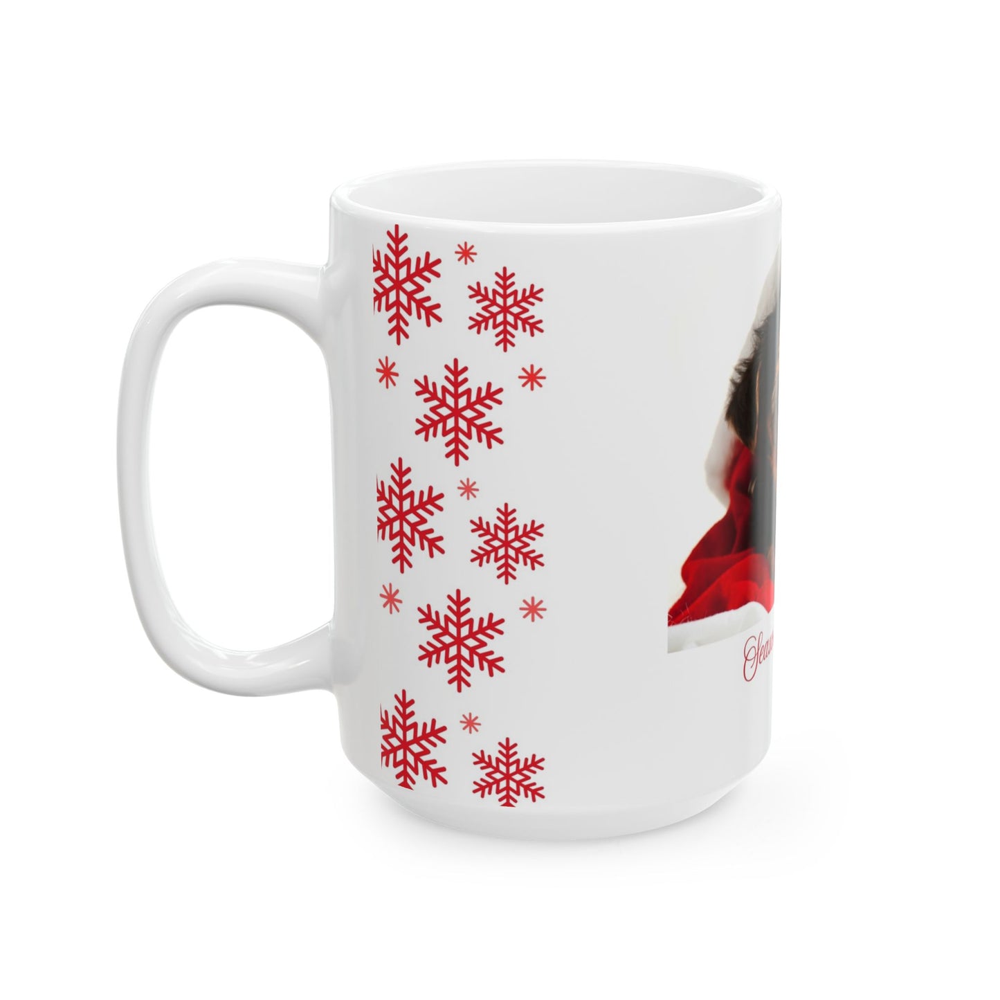Festive Ceramic Mug with Holiday Designs - Perfect for Christmas Gift, Seasonal Decor, Coffee Lover, Tea Time, Winter Celebrations