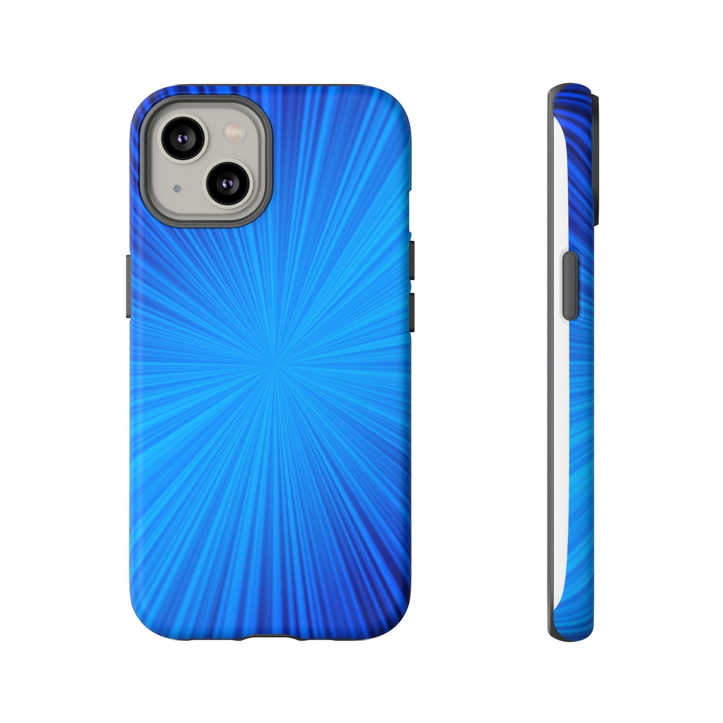 Tough Cases, Beautiful Blue Starburst Design