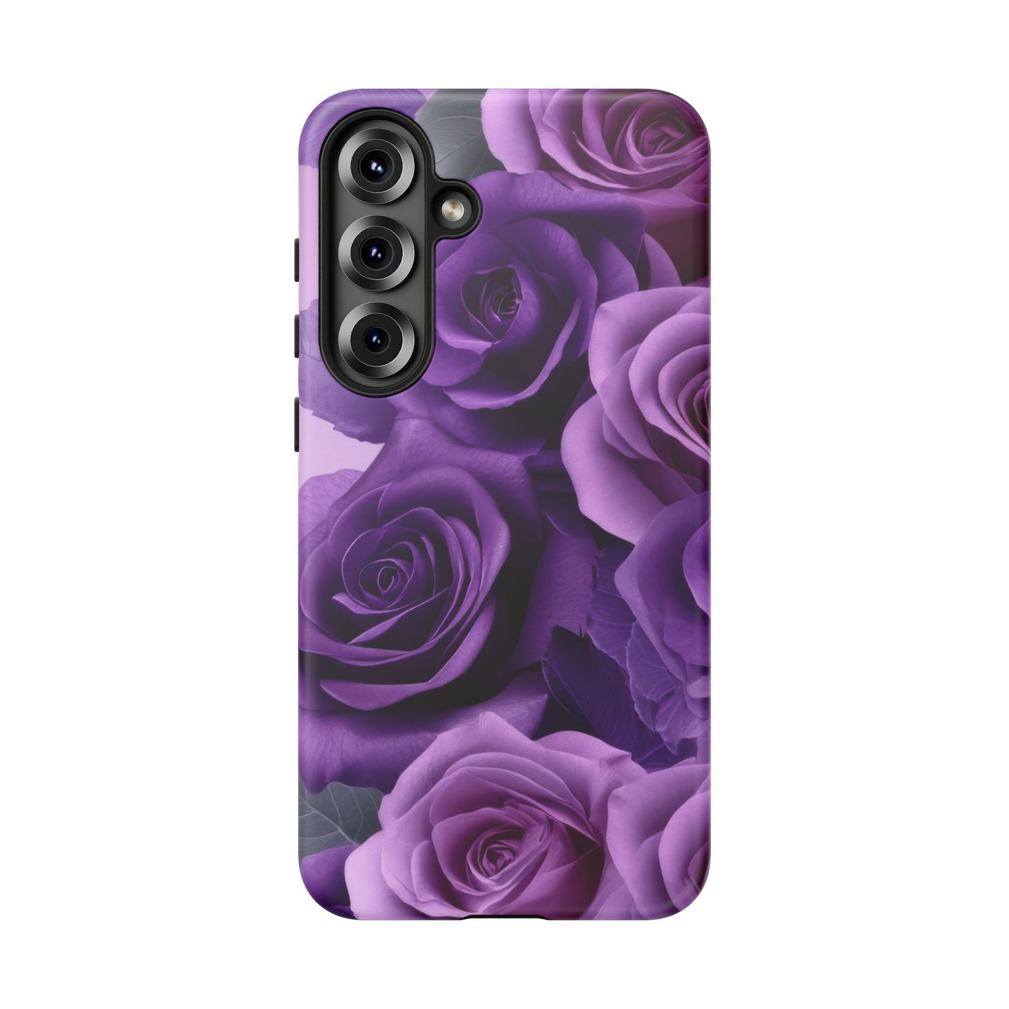 Tough Cases, Beautiful Purple Floral Design