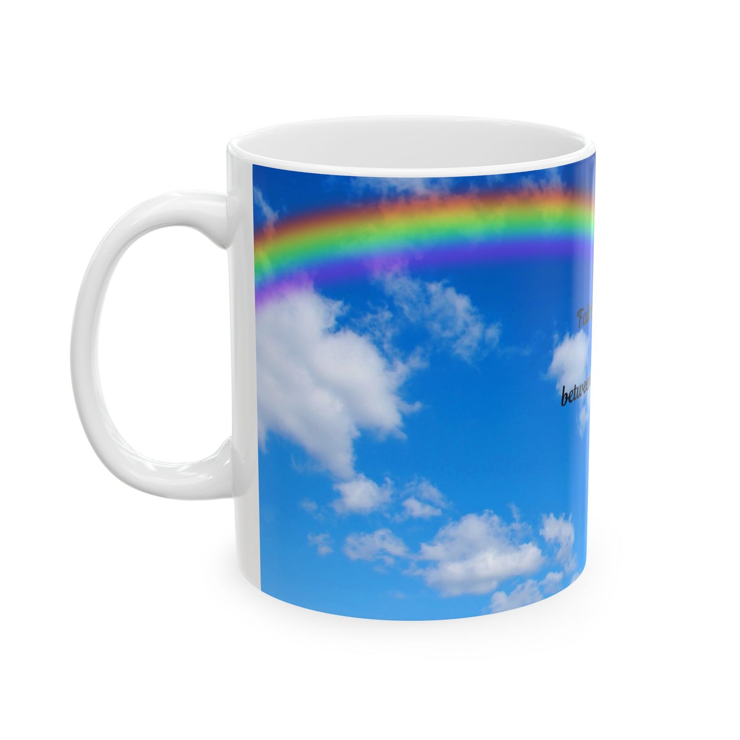 Rainbow Sky Ceramic Mug - Inspire Joy & Hope, Perfect Gift for Coffee Lovers, Personalized Mug for Holidays & Celebrations, [...]