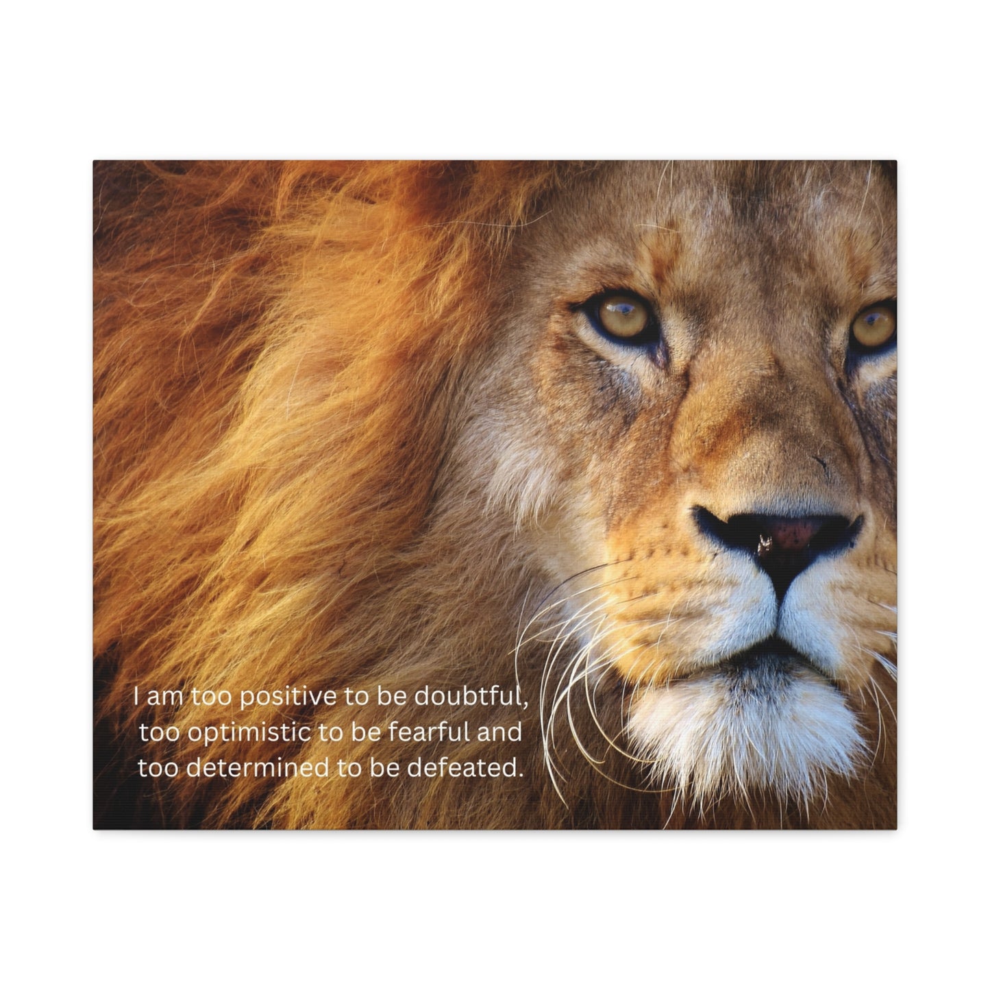 Inspiring Lion Canvas Print, Motivational Wall Art for Home Decor, Positive Affirmation Decor, Gift for Animal Lovers, Uplifting [...]