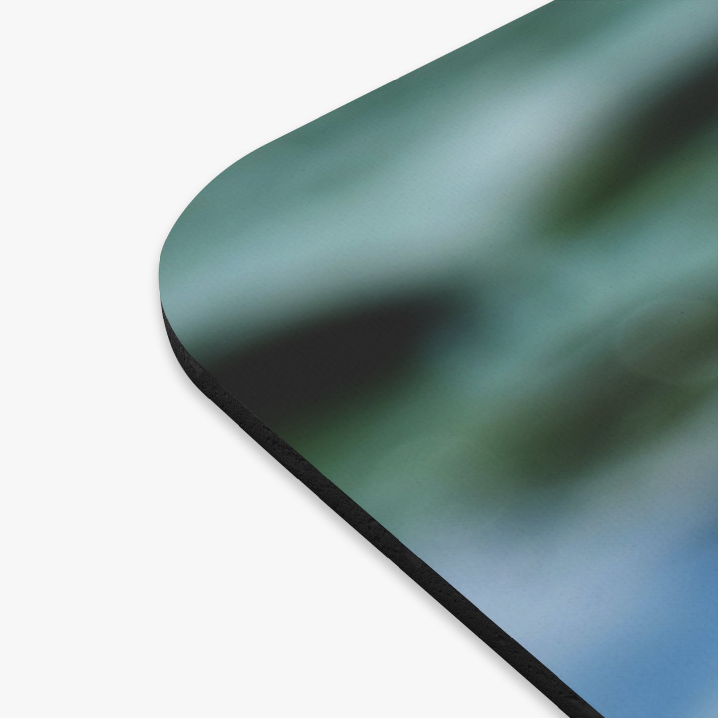 Lotus Waterlily Mouse Pad — Inspirational Quote "People are not beautiful..."