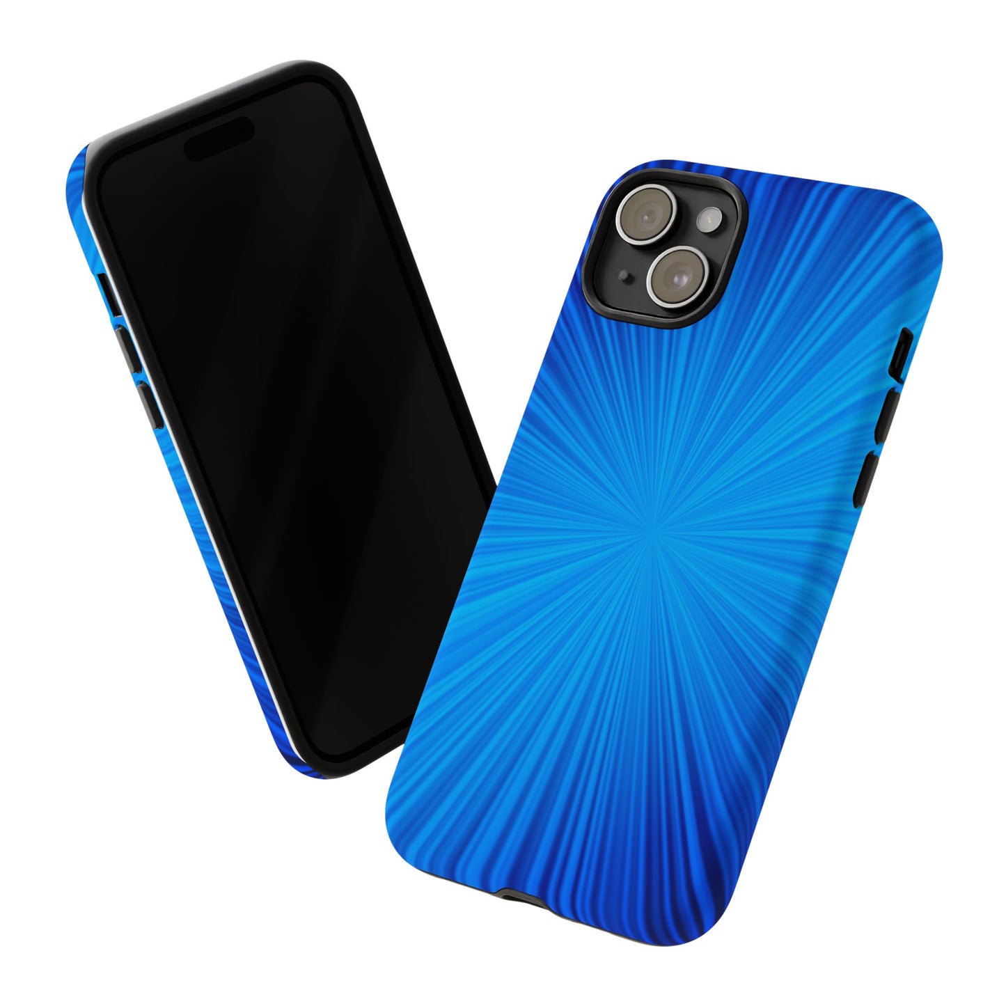 Tough Cases, Beautiful Blue Starburst Design