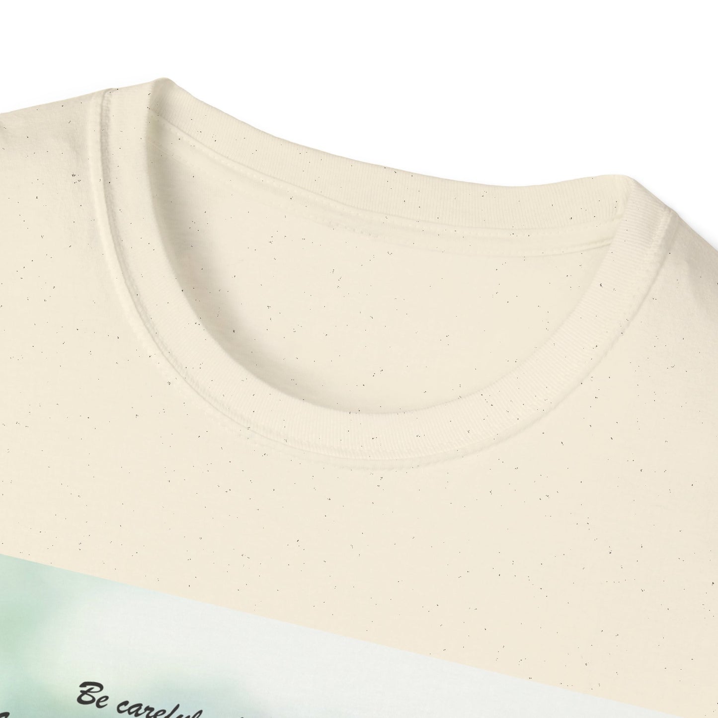 Floral Sympathy T-Shirt — "Be comforted when you think of me" Memorial Tee