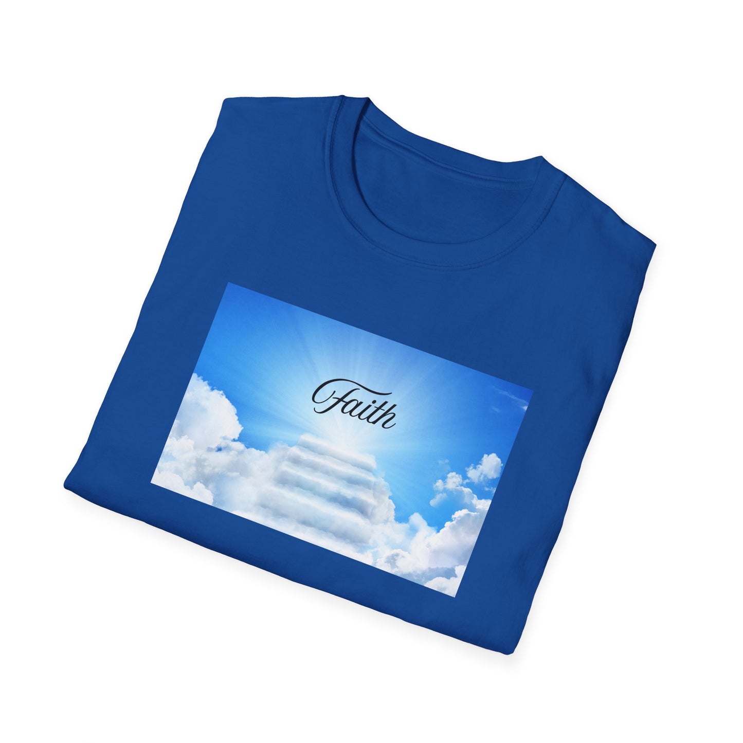Faith-Inspired Softstyle T-Shirt, Inspirational Tee, Casual Wear, Gift for Believers, Spiritual Apparel, Everyday Comfort