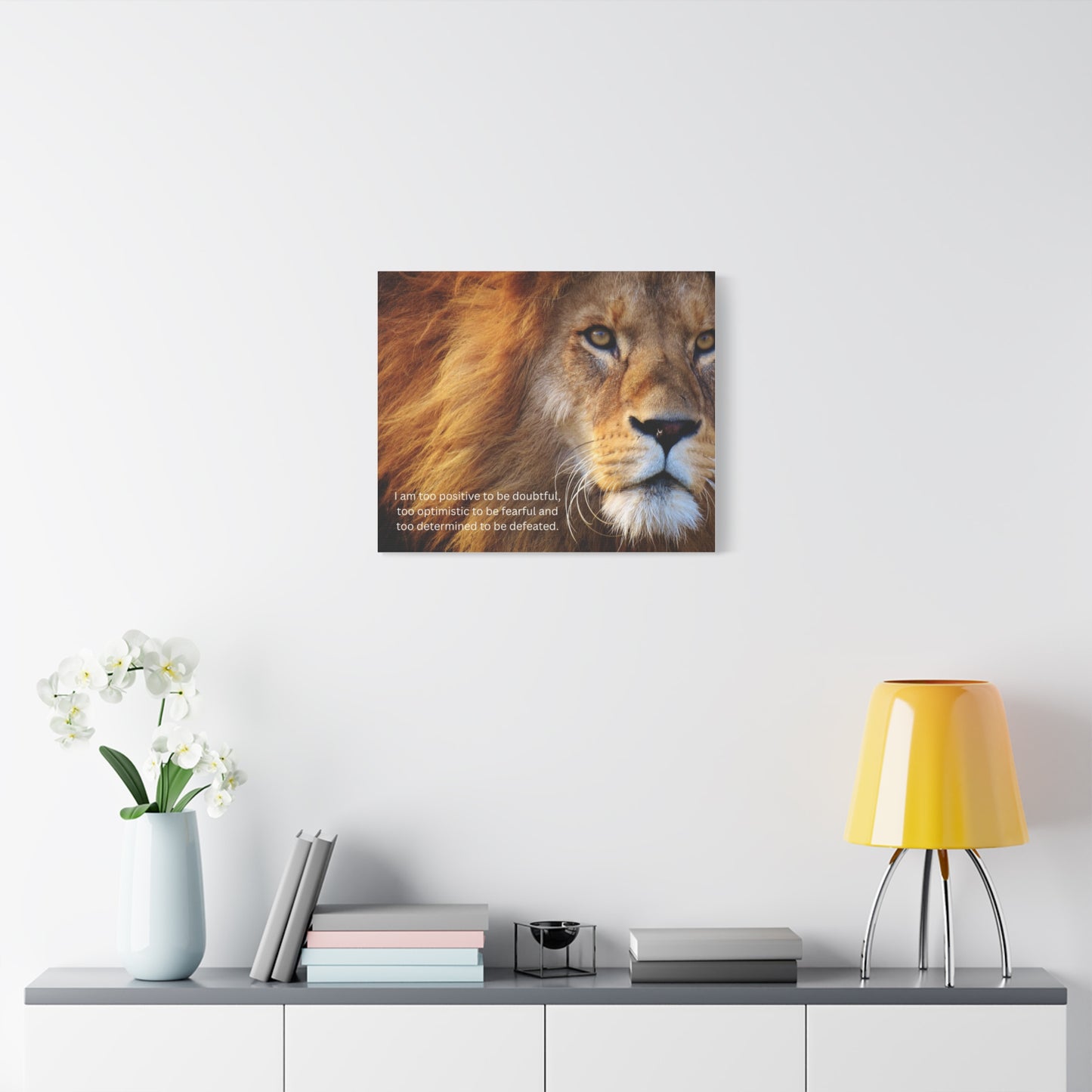 Inspiring Lion Canvas Print, Motivational Wall Art for Home Decor, Positive Affirmation Decor, Gift for Animal Lovers, Uplifting [...]