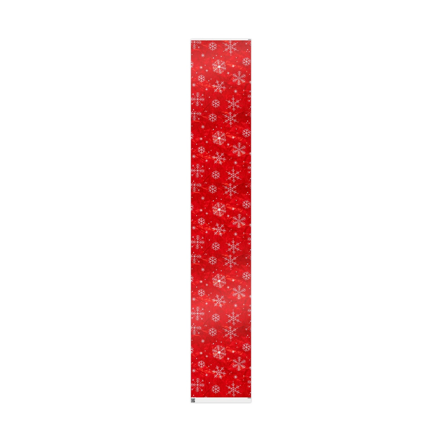 Holiday Snowflake Wrapping Paper Roll – Red Christmas Gift Wrap
