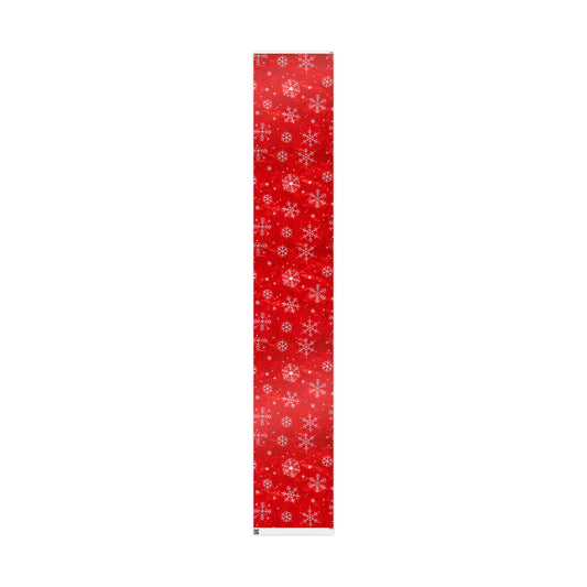 Holiday Snowflake Wrapping Paper Roll – Red Christmas Gift Wrap