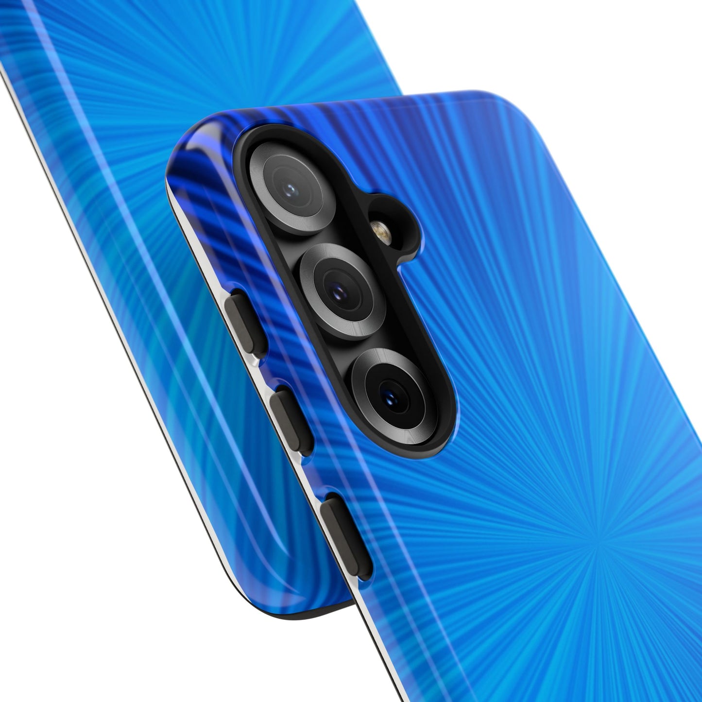 Tough Cases, Beautiful Blue Starburst Design