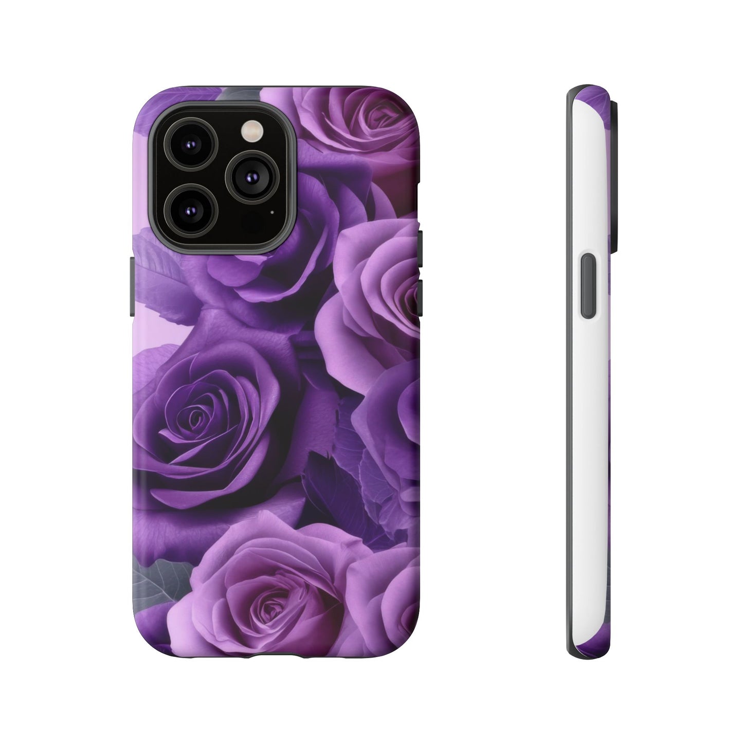 Tough Cases, Beautiful Purple Floral Design