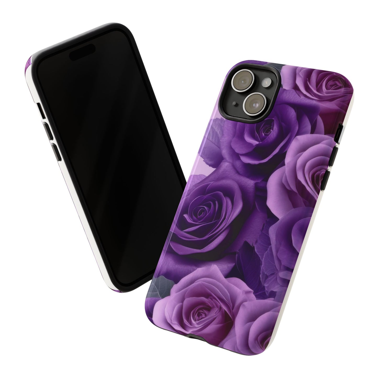 Tough Cases, Beautiful Purple Floral Design
