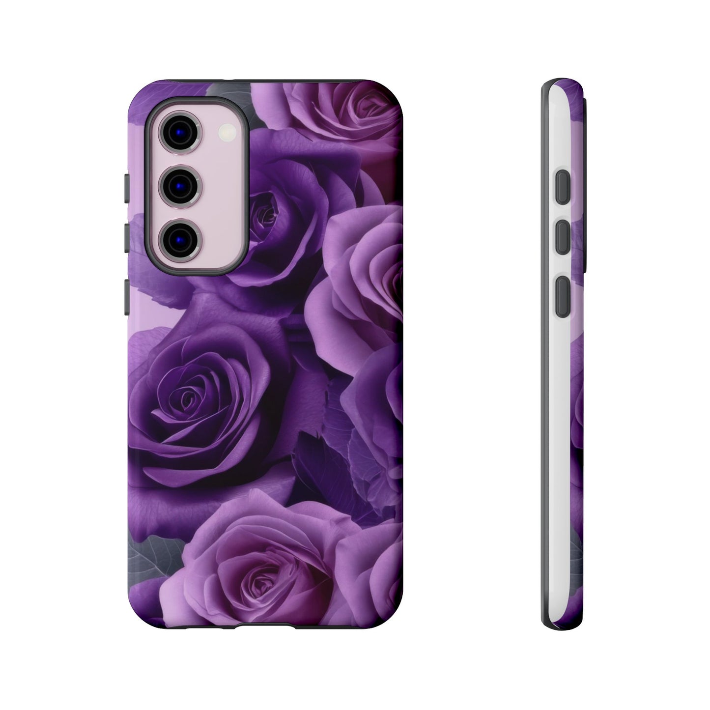 Tough Cases, Beautiful Purple Floral Design